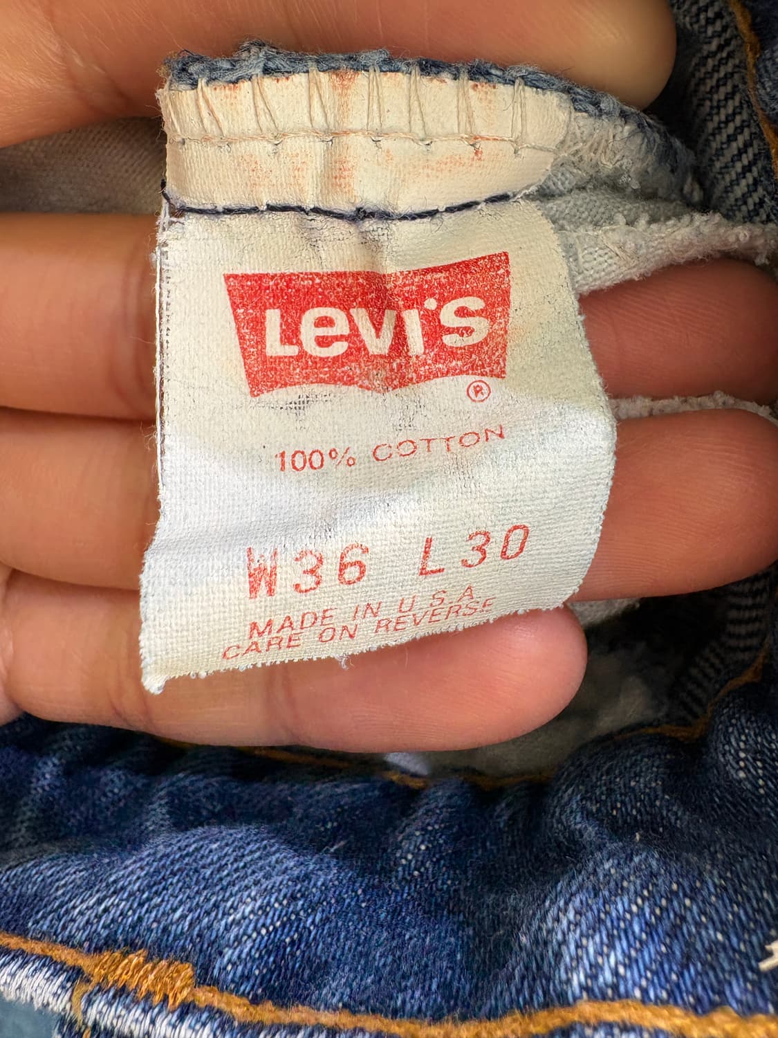 90's LEVIS 517 (Made in USA) 부츠컷데님 상품이미지7