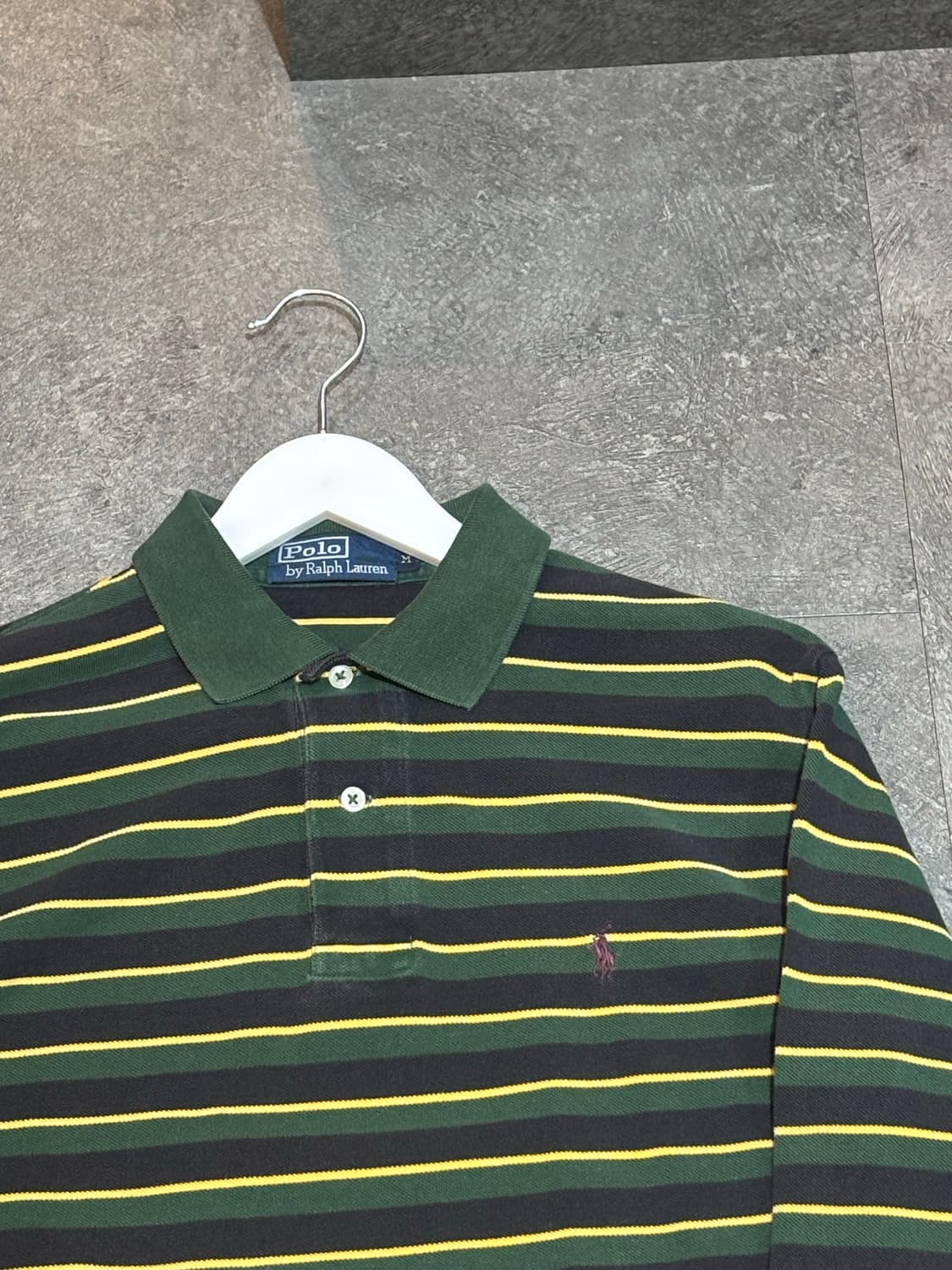 폴로 랄프로렌 스프라이트 긴팔 카라티 티셔츠 M 상품이미지4