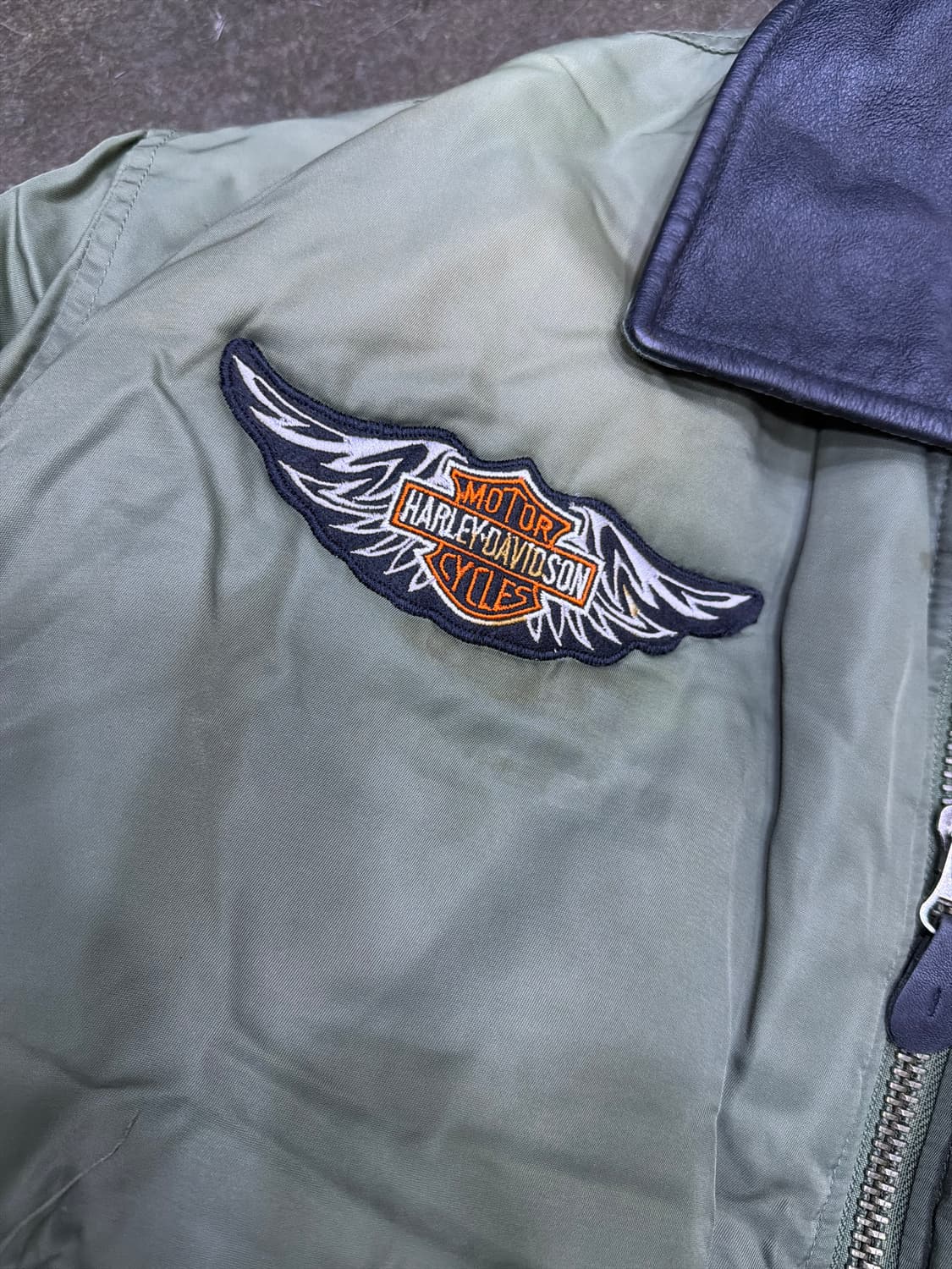 메데코 US 마린 항공점퍼 와펜 커스텀 XL 상품이미지5