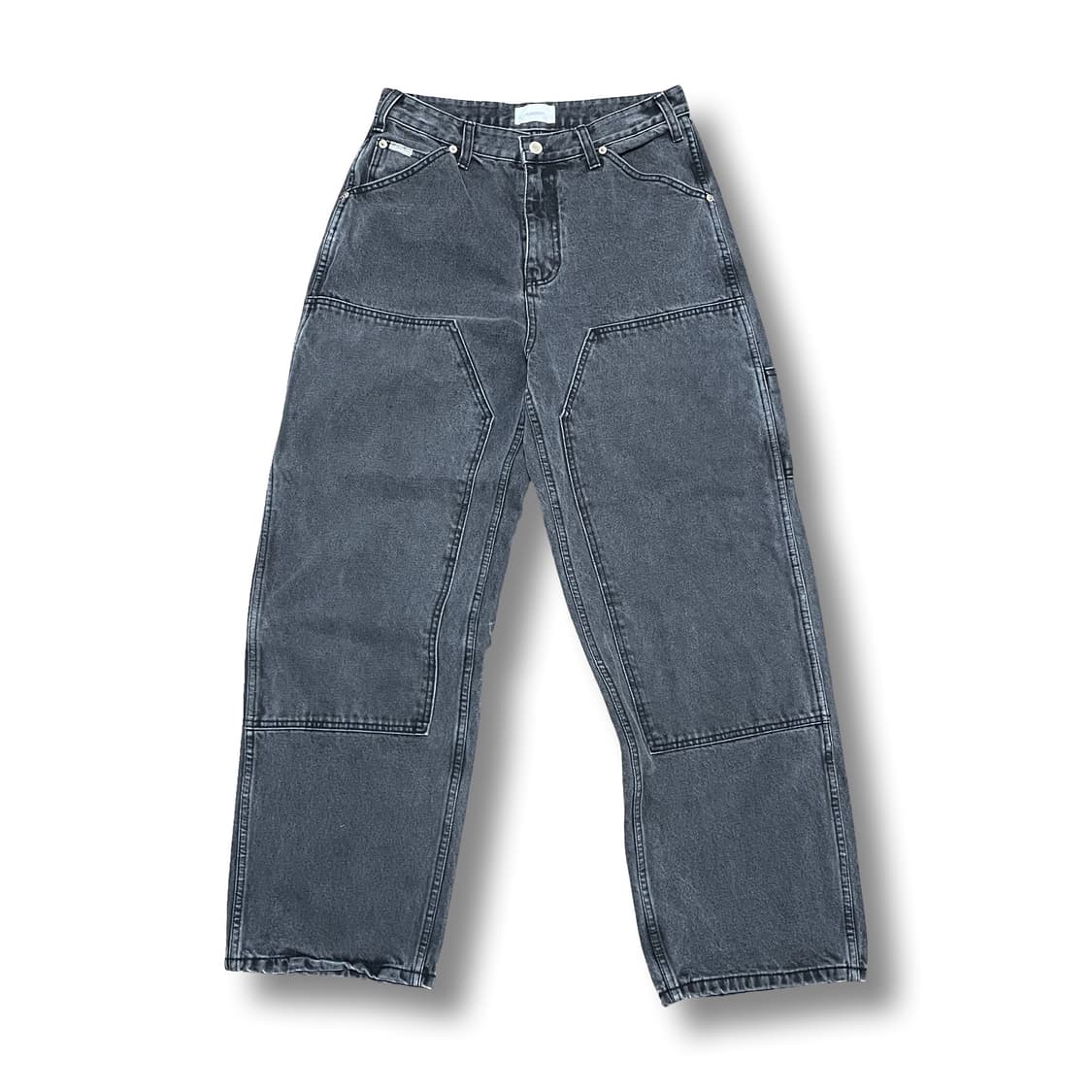 [28] 블랙 워싱 데님 카펜터 팬츠 상품이미지1