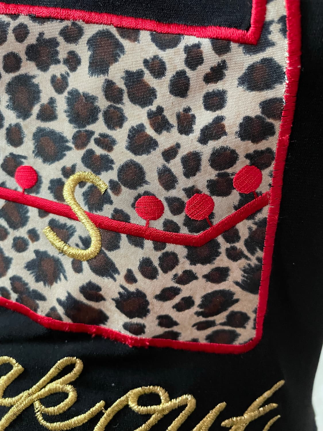     갸루 레오파드 포인트 나시탑 상품이미지3