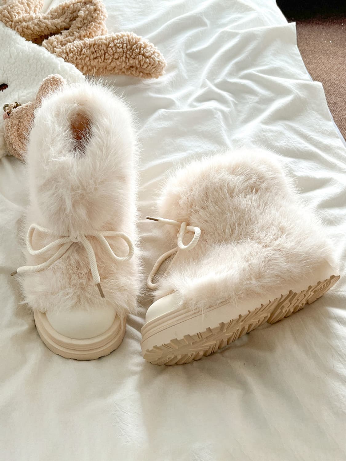 갸루스타일 스노우 퍼부츠 235사이즈 상품이미지3