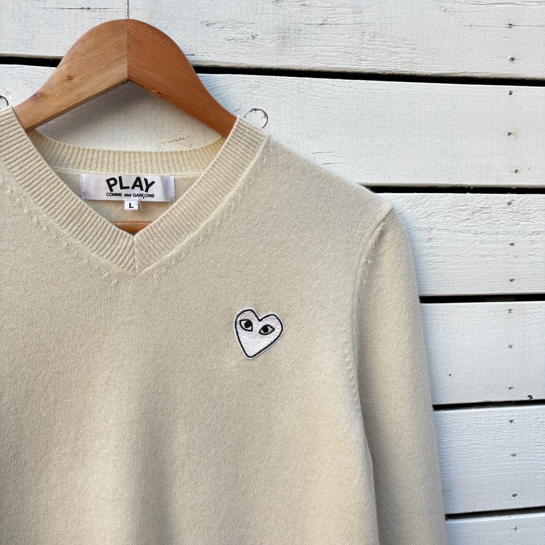 Comme des Garcons 꼼데가르송 울 브이넥 니트 상품이미지2