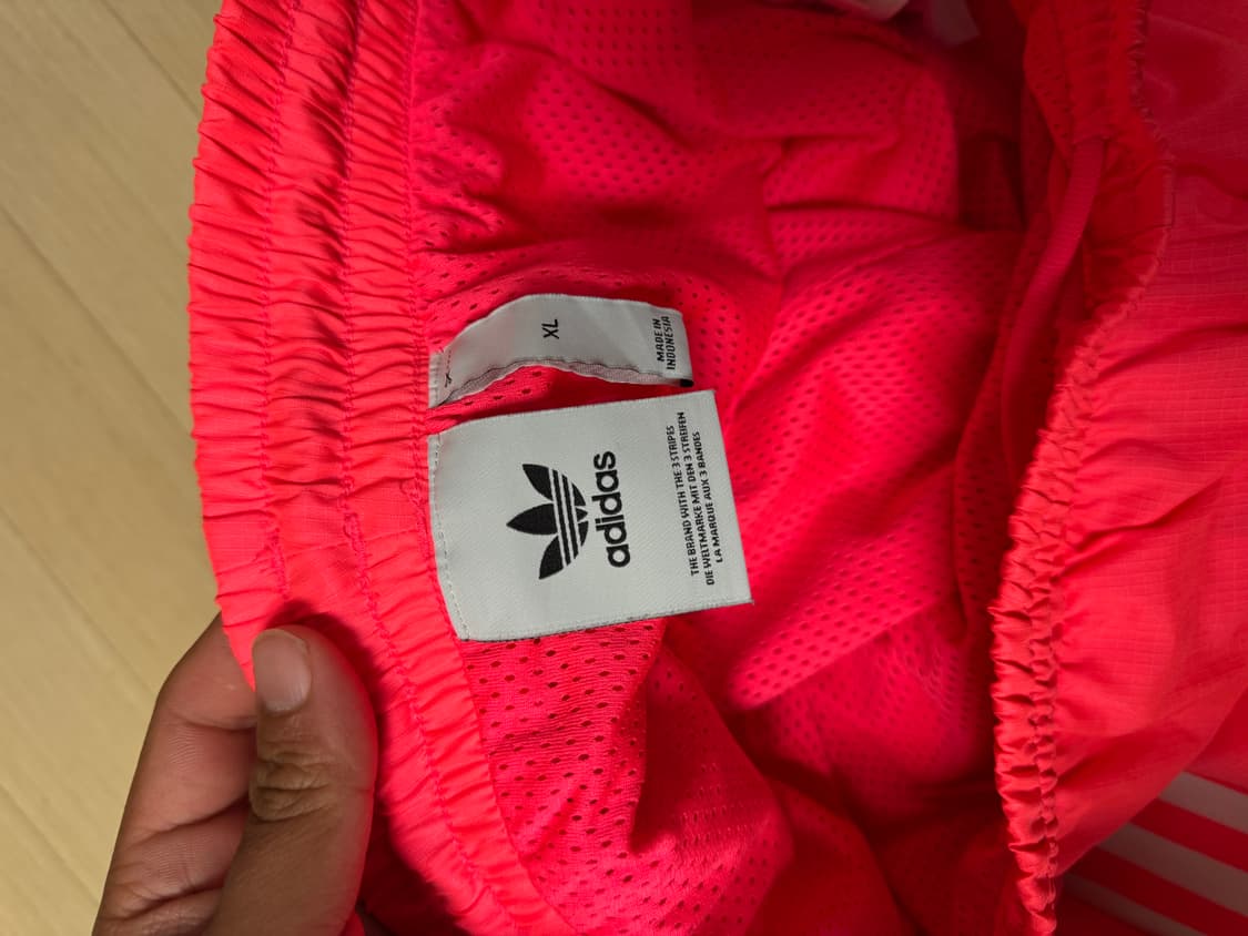 아디다스 매장 정품 형광 핑크 트레이닝 팬츠 XL 상품이미지3