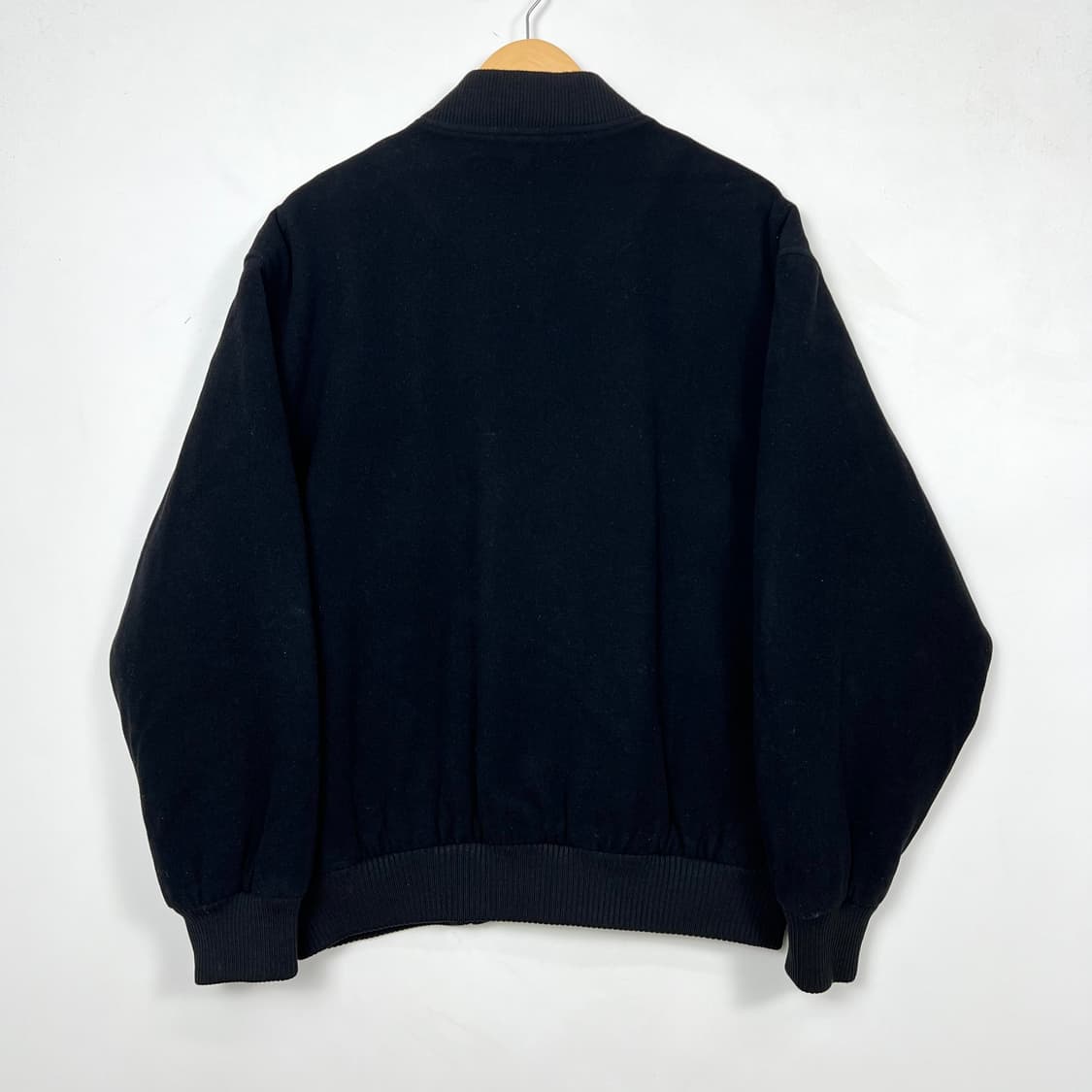1990s Lacoste 라코스테 블랙 울 블루종 자켓 상품이미지3