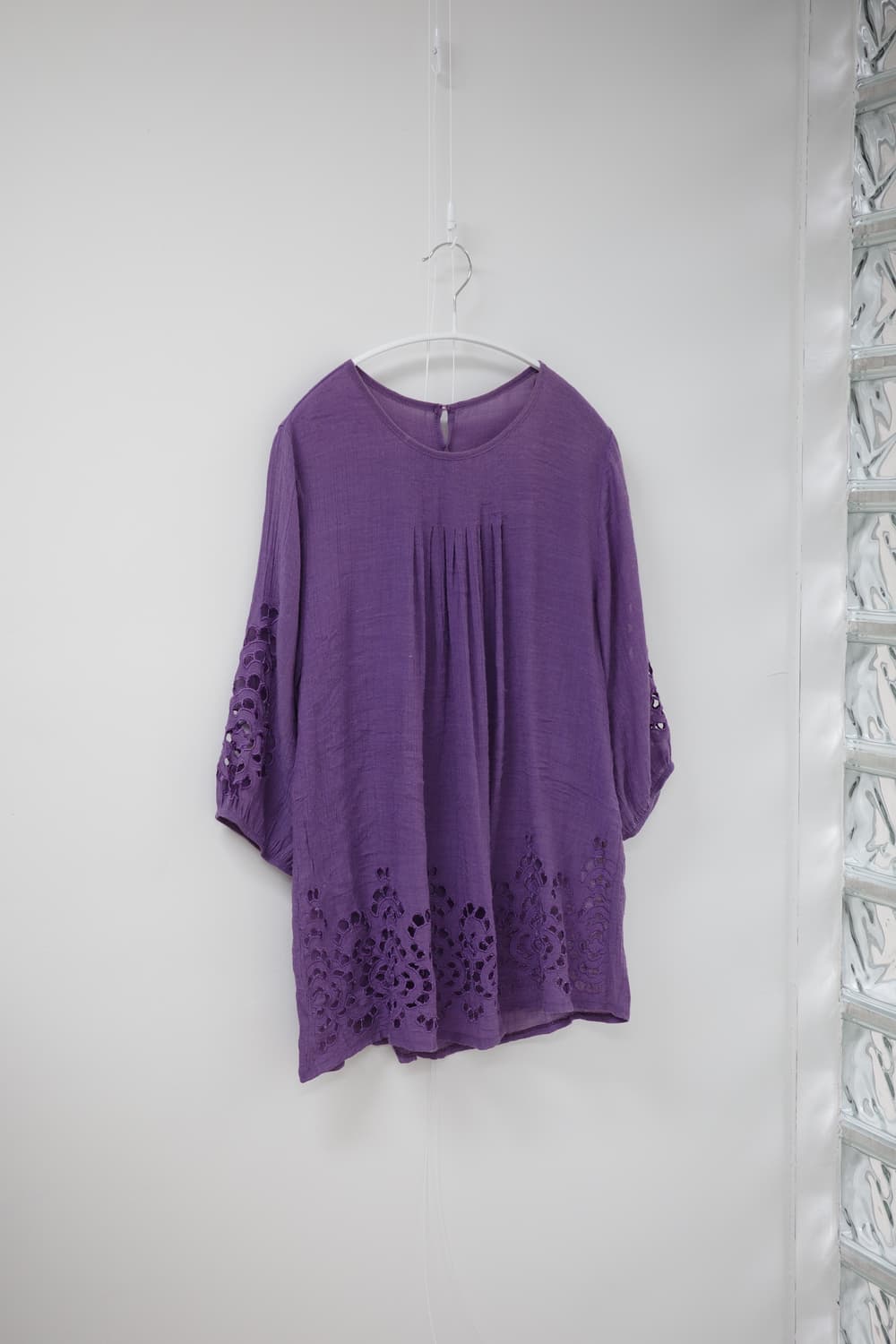Purple vintage punching blouse 상품이미지7