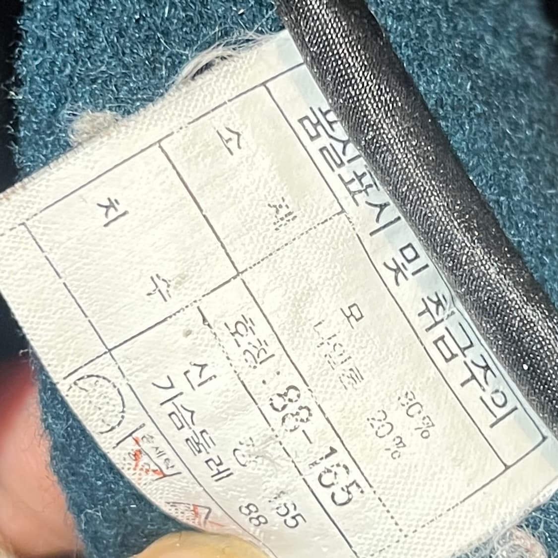 글로버올 더플코트 네이비 상품이미지4