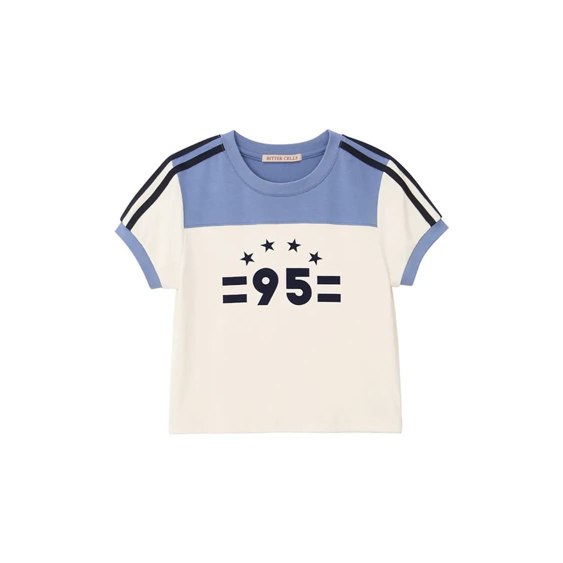 비터쉘즈 반팔 95 Star Leader Ringer Tee-Ivory 상품이미지2