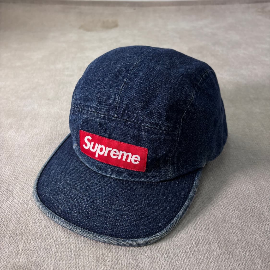 슈프림 박스로고 캠프캡 데님 볼캡 상품이미지1