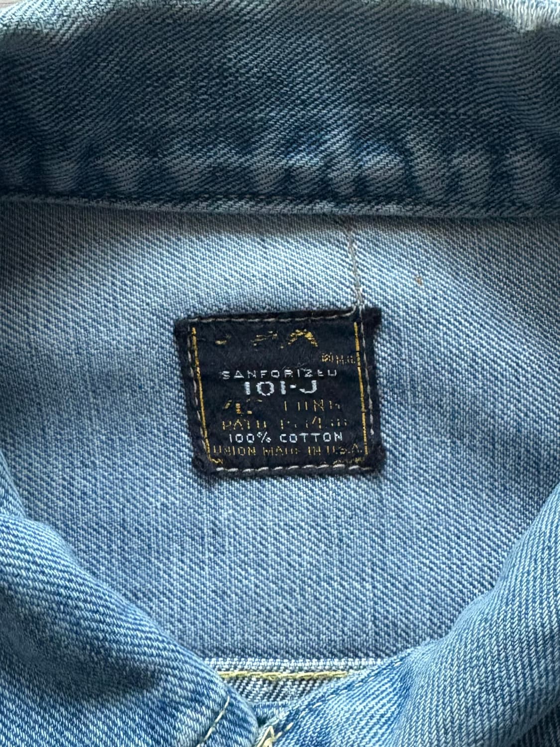 (42L) 60s Lee 101j made in usa 상품이미지3