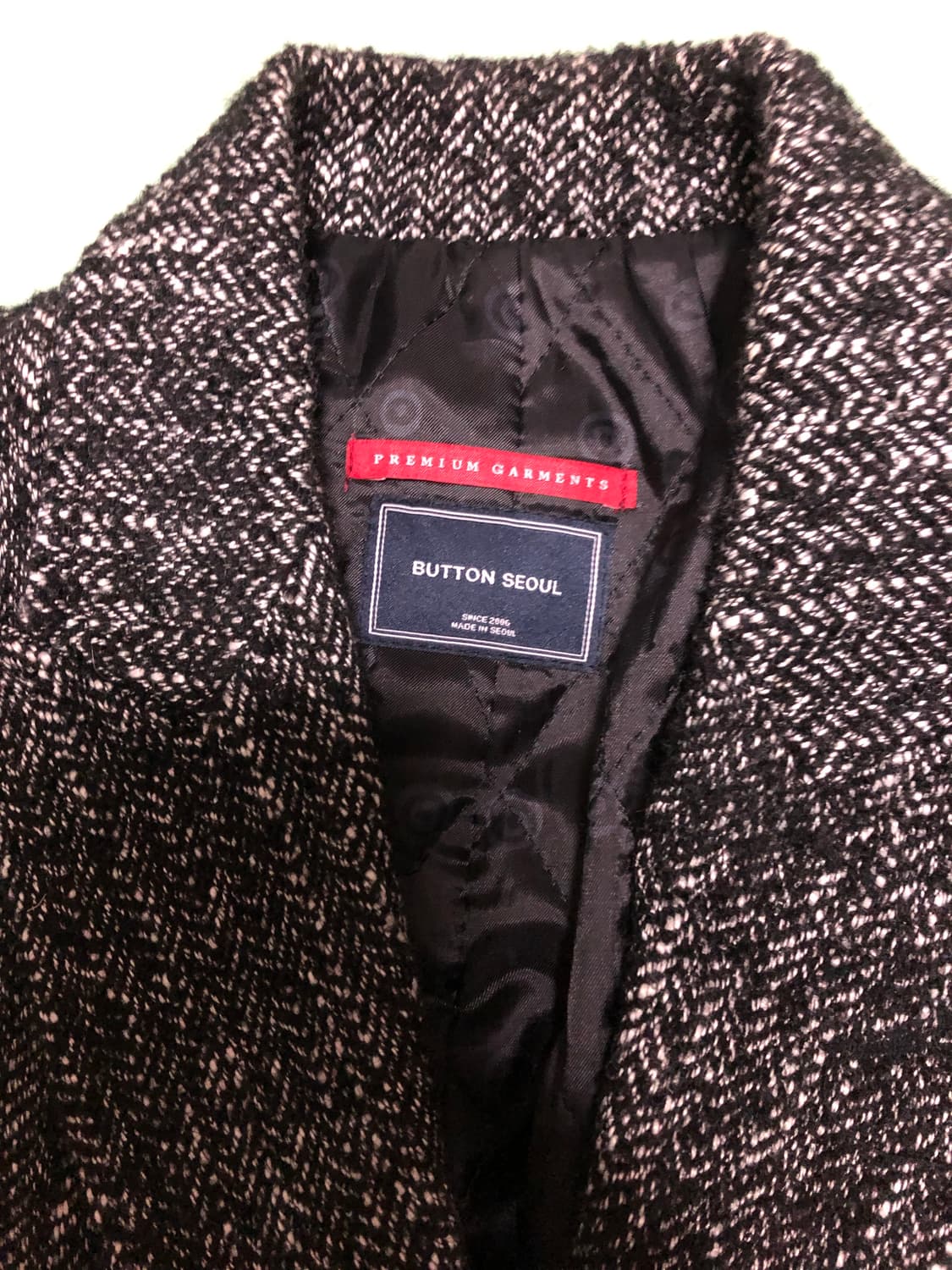 (초특가)편집샵 더블브레스트 헤링본코트/몽클레어 발망 프라다 우영미스톤 상품이미지4