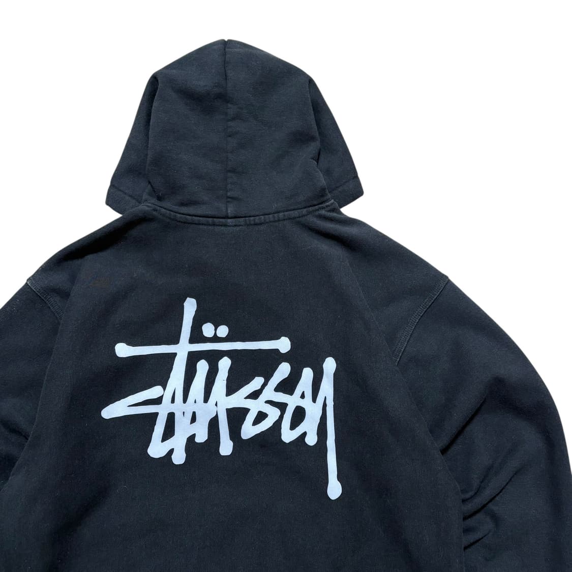 스투시 베이직로고 헤비 후드티 상품이미지2