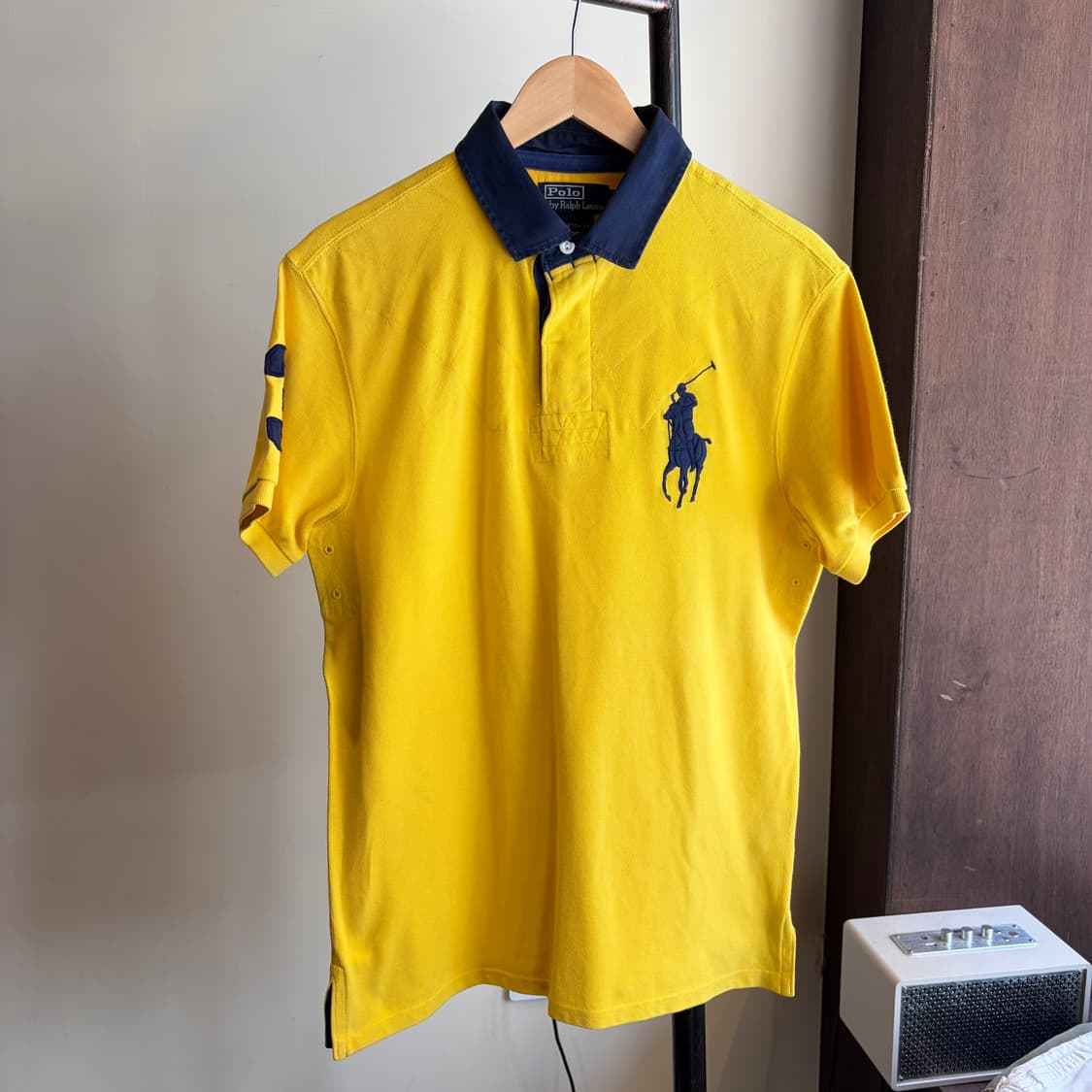 폴로 랄프로렌 옐로우 빅포니 반팔 럭비티 상품이미지3