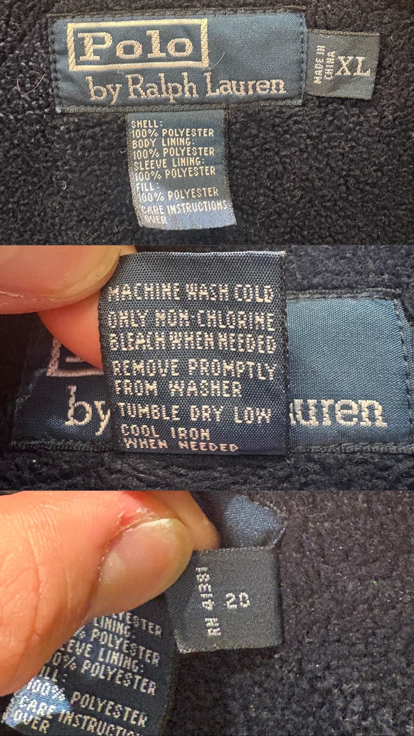 폴로 랄프로렌 기모 나일론 페리자켓 상품이미지10