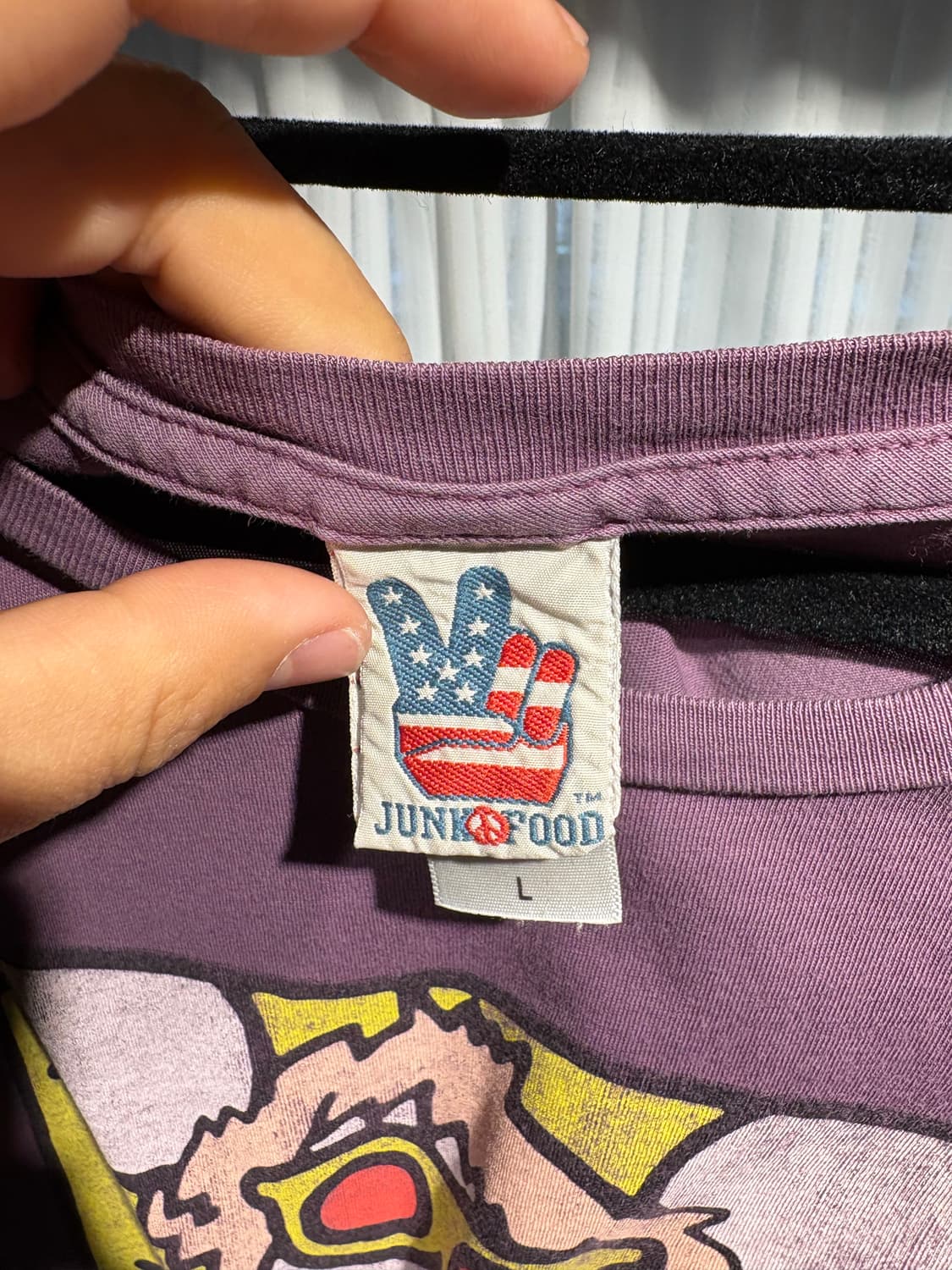 정크 푸드 키스해링 반팔티셔츠 L 상품이미지3