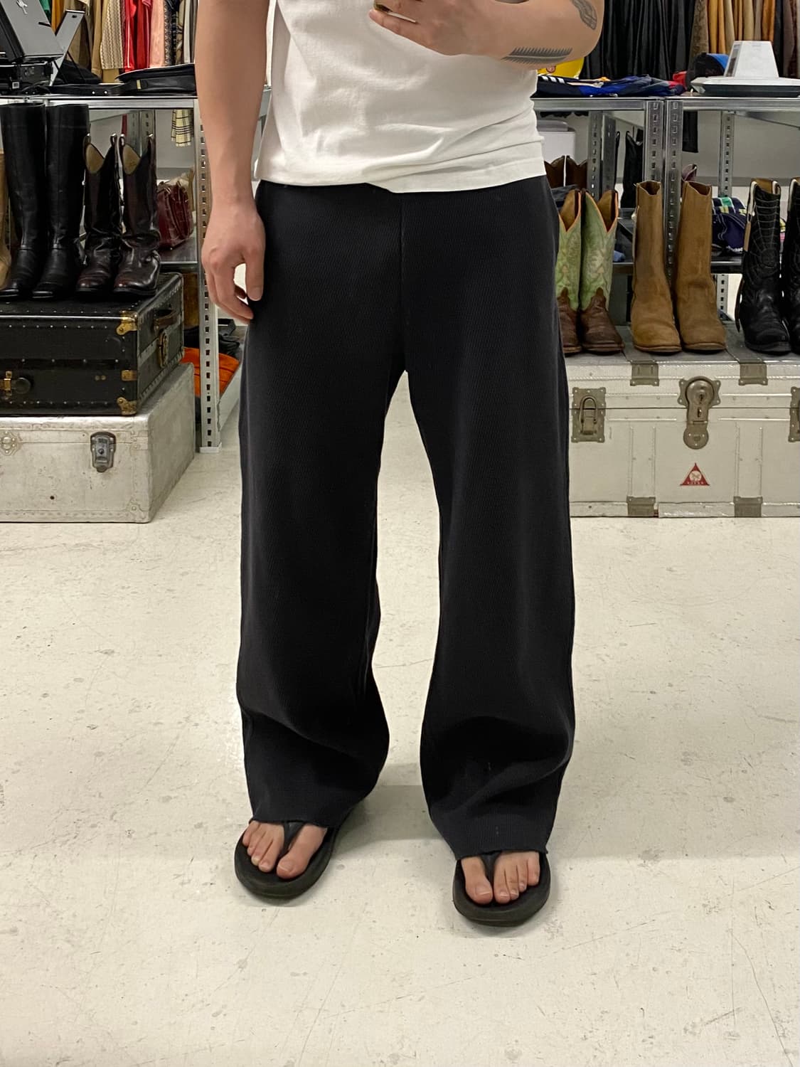 Pilgrim Surf+Supply waffle wide pant 상품이미지1
