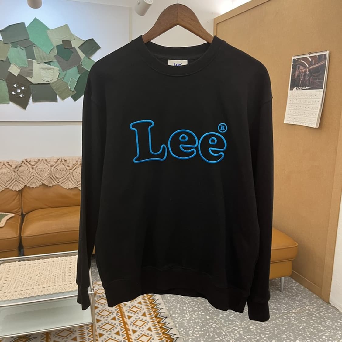 LEE 리 올드스쿨 펑크 키치 스티치 로고 맨투맨 M C10599 상품이미지3