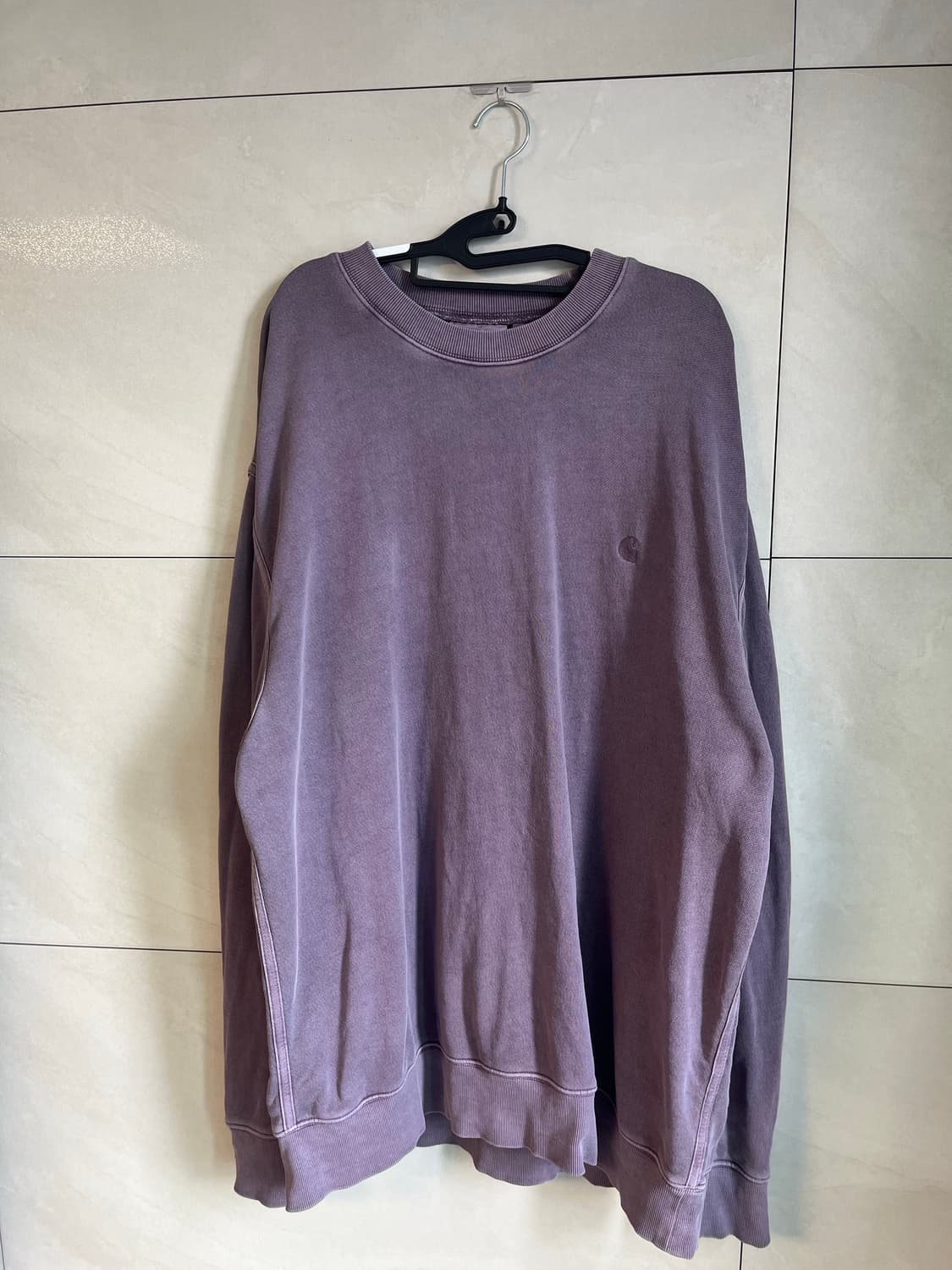 칼하트 맨투맨 연보라 (2XL)  상품이미지4