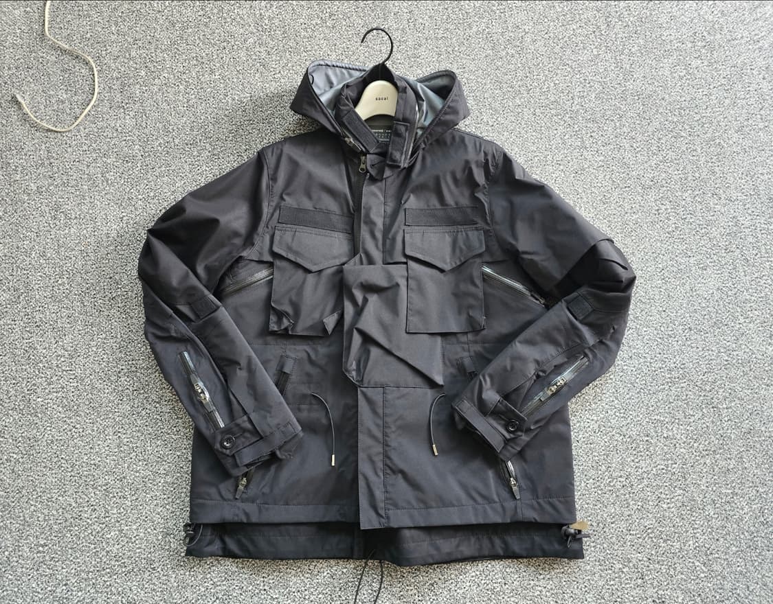 [S / 95] 사카이 x 아크로님 필드 자켓 블랙 상품이미지1