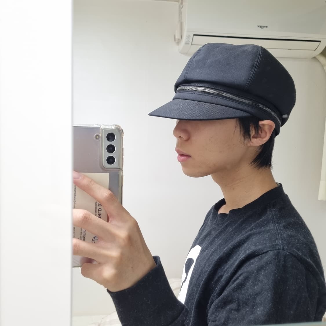 CA4LA 지퍼 캐스킷 블랙 상품이미지7