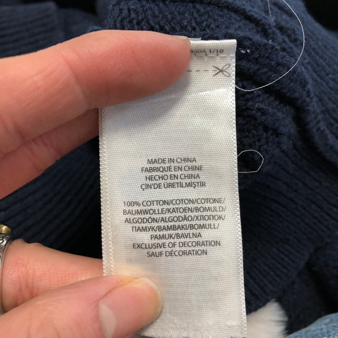 폴로랄프로렌 반집업 꽈배기니트  상품이미지5