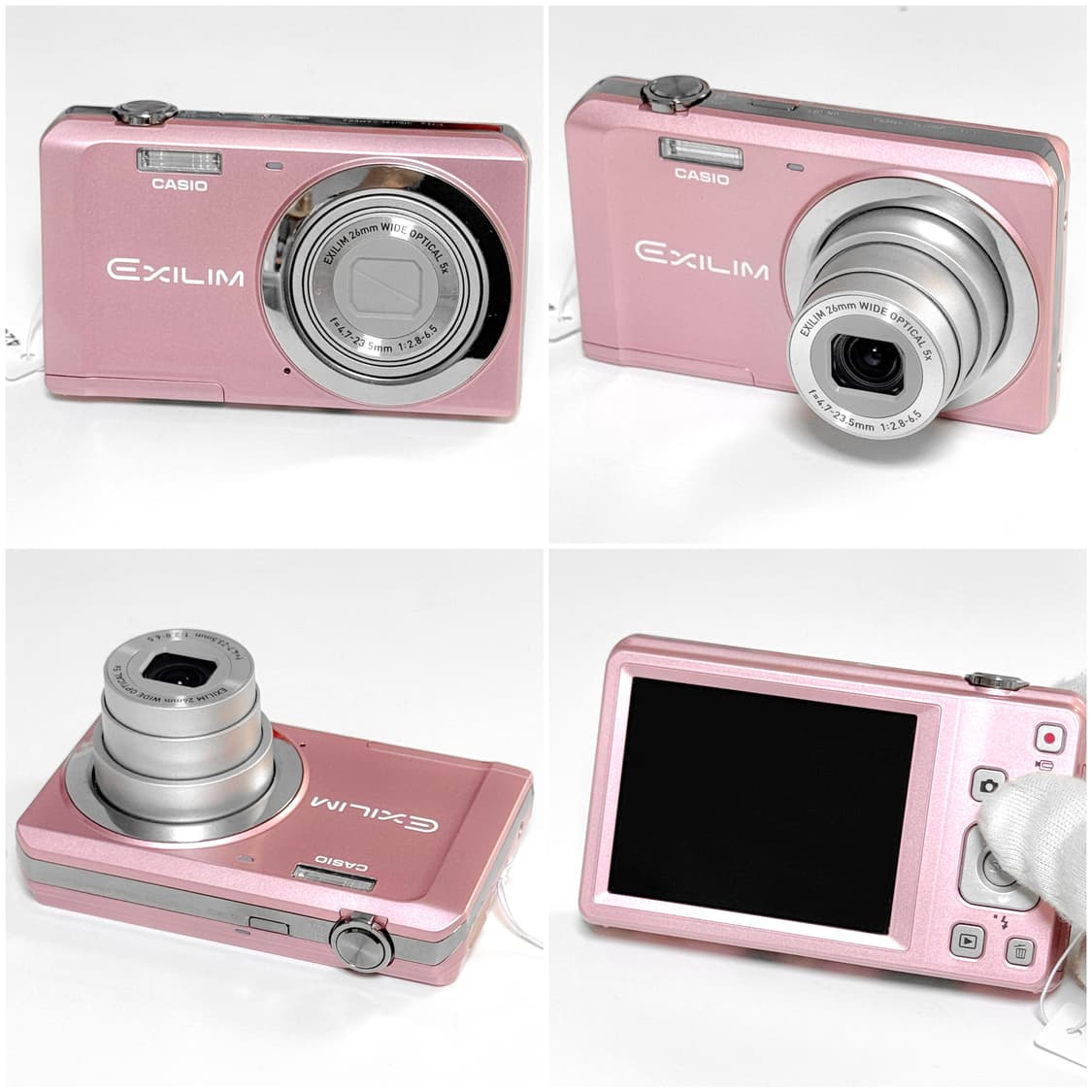 카시오 엑슬림 ZS5 베이비핑크 빈티지디카 상품이미지3