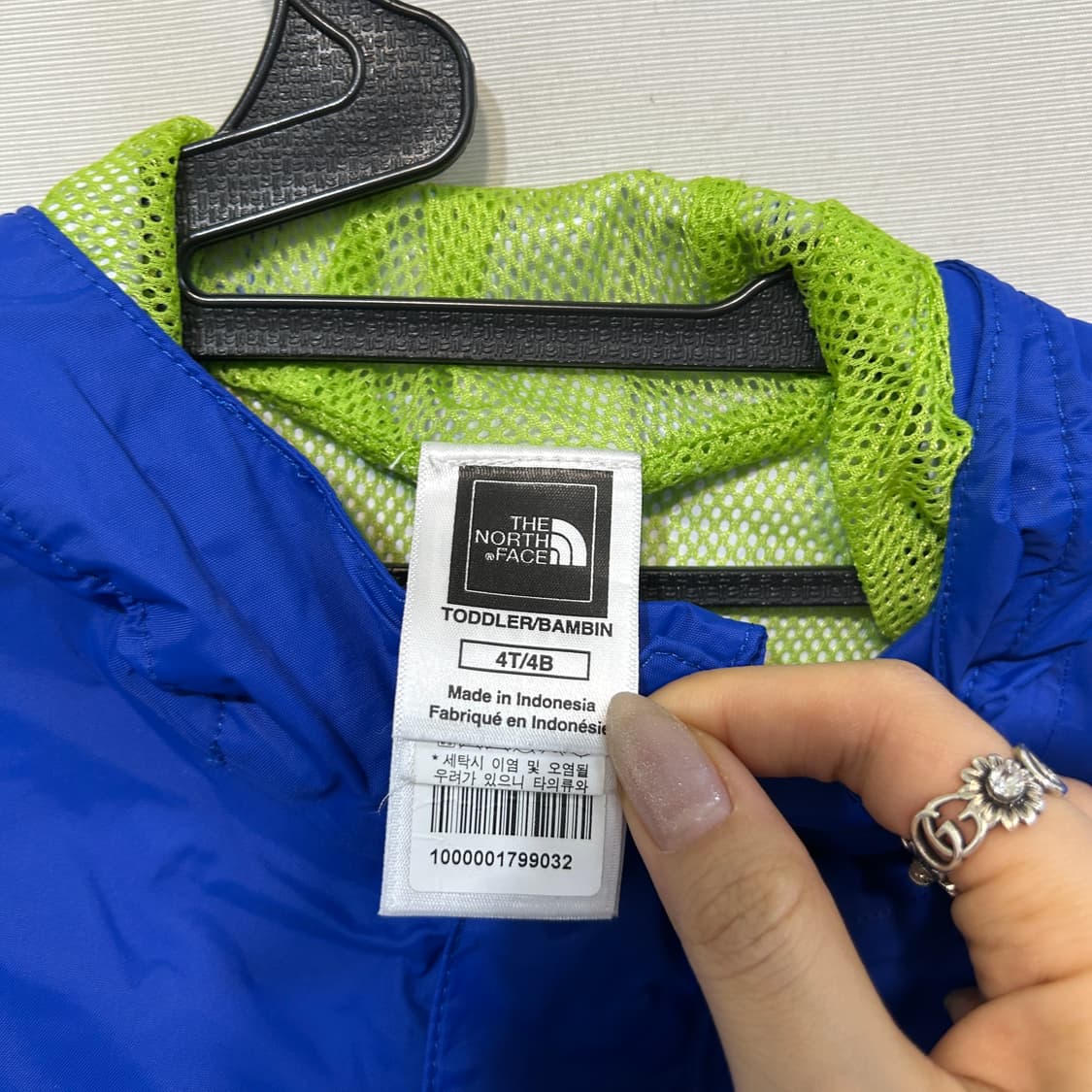 노스페이스 키즈 바람막이 4T 상품이미지3