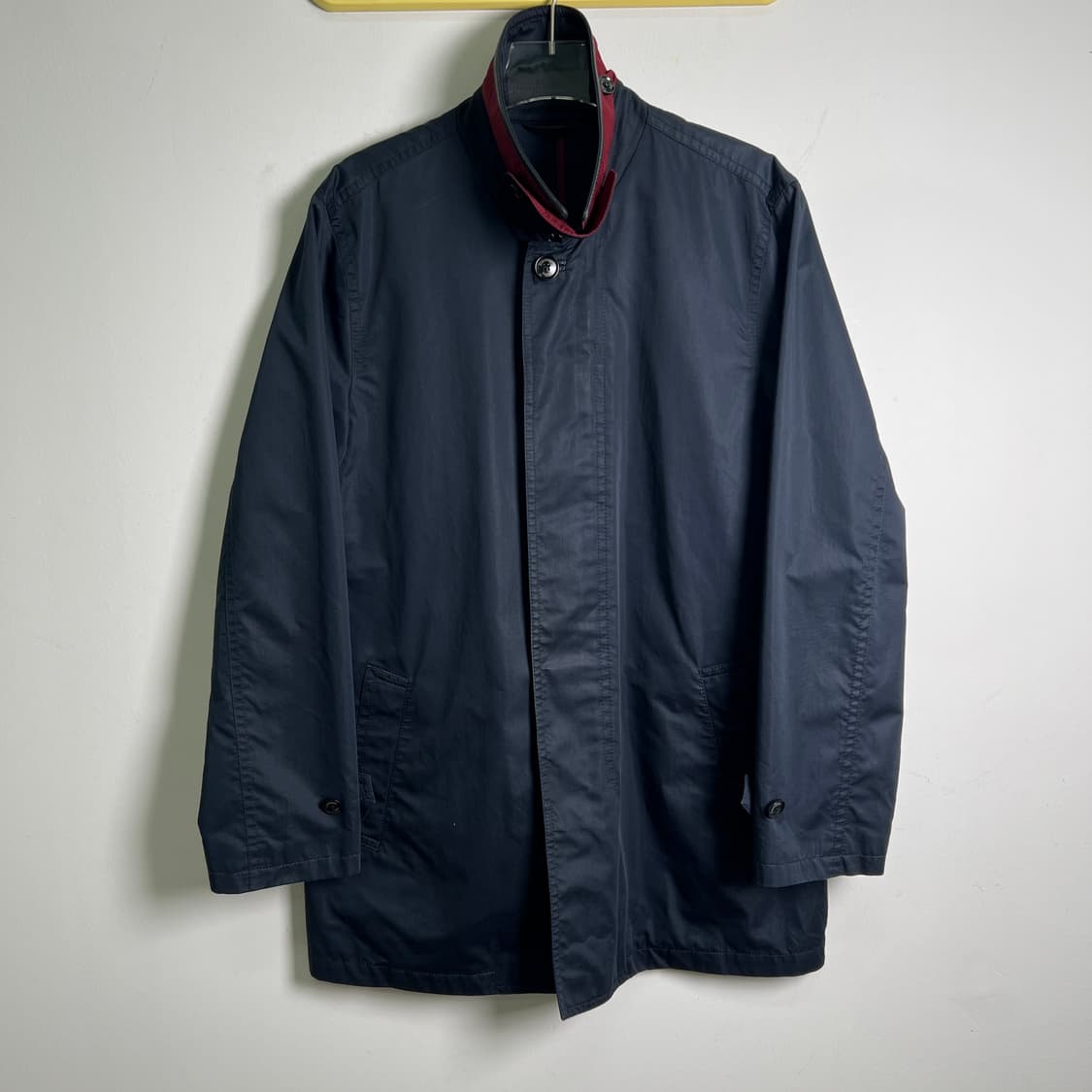 에르메네질도 제냐 딥 네이비 코튼 카코트 50 상품이미지2