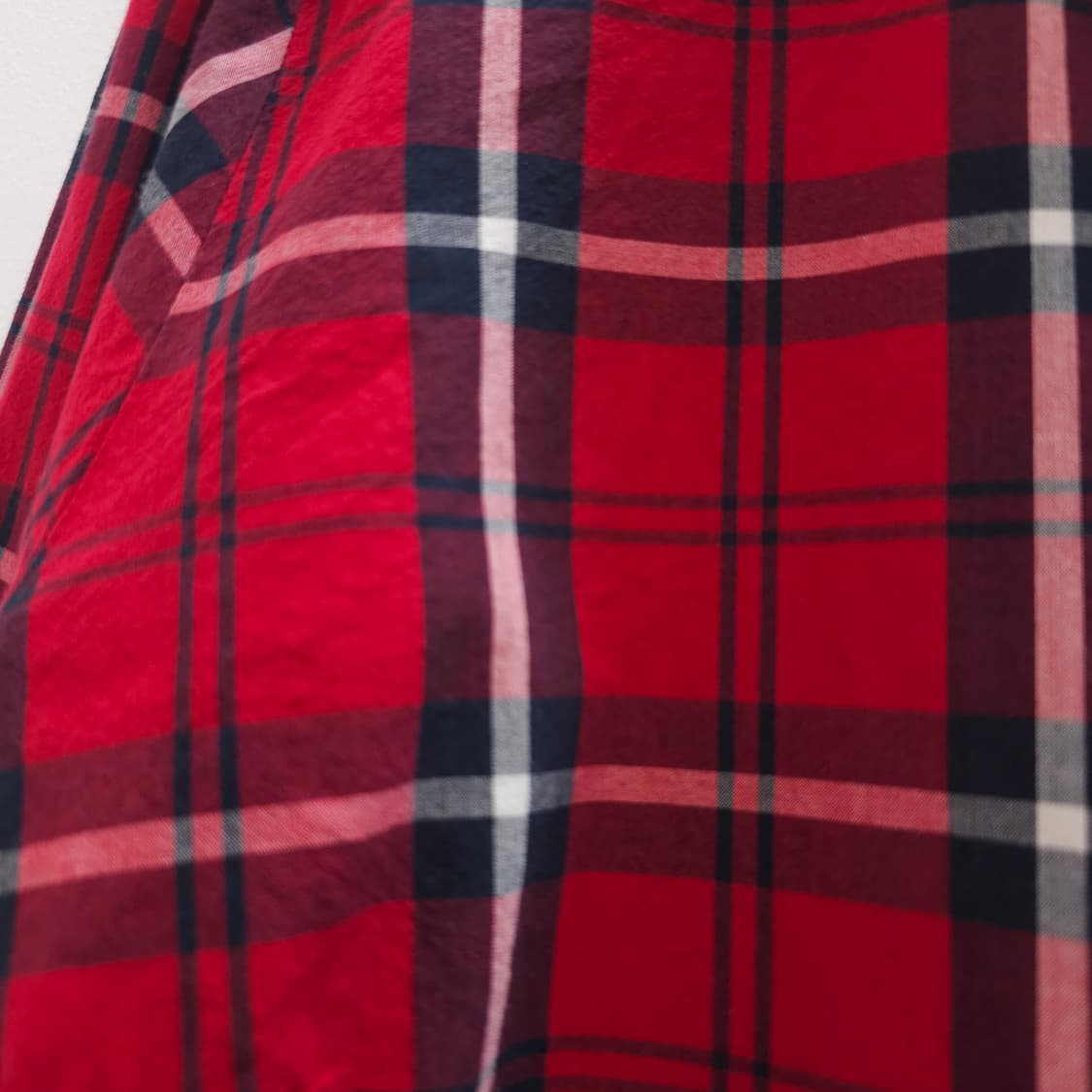 타미힐피커 레드 체크 셔츠 상품이미지6