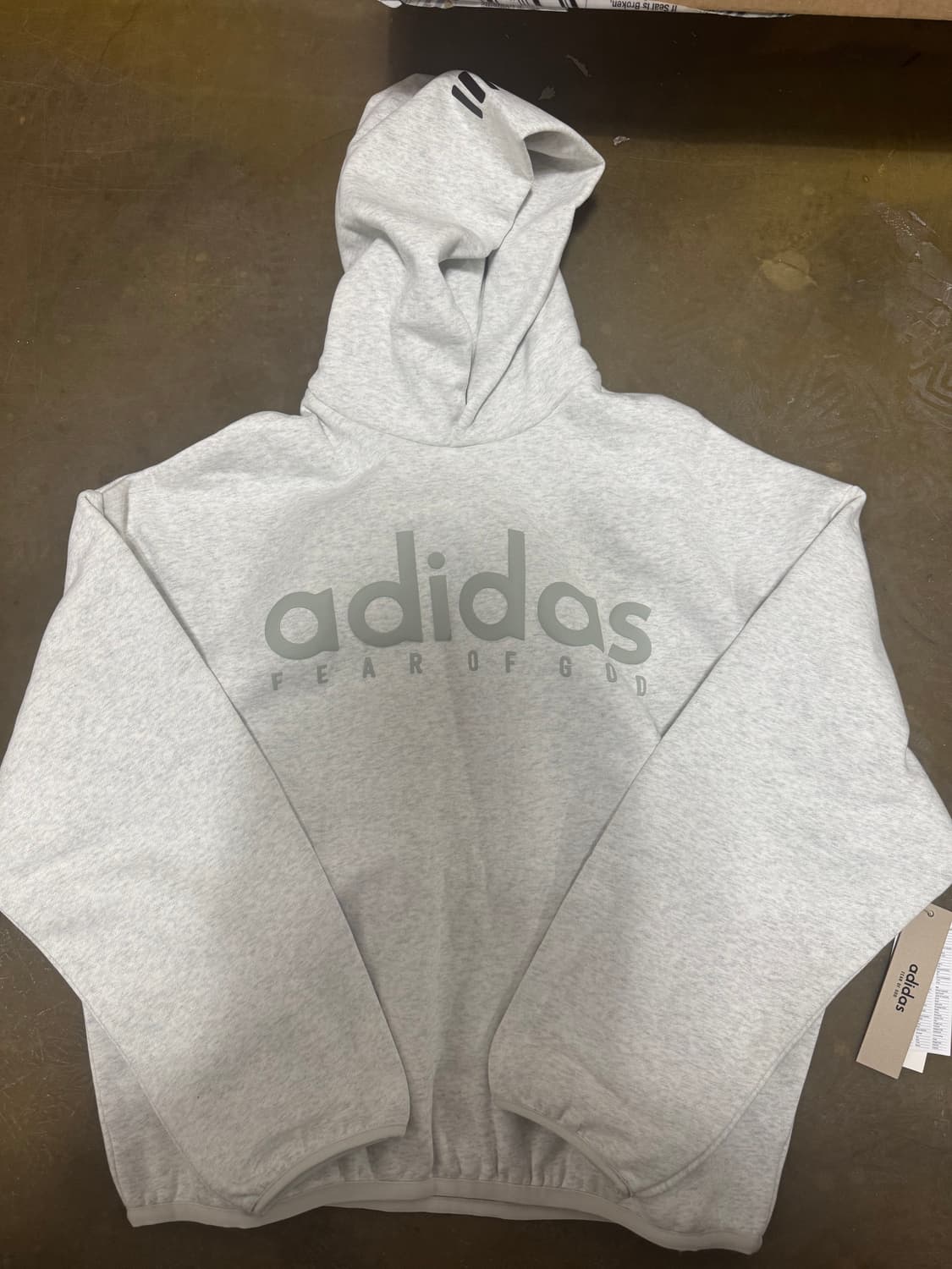 아디다스 Athletics Fear of God 후드티 S 새상품 상품이미지3