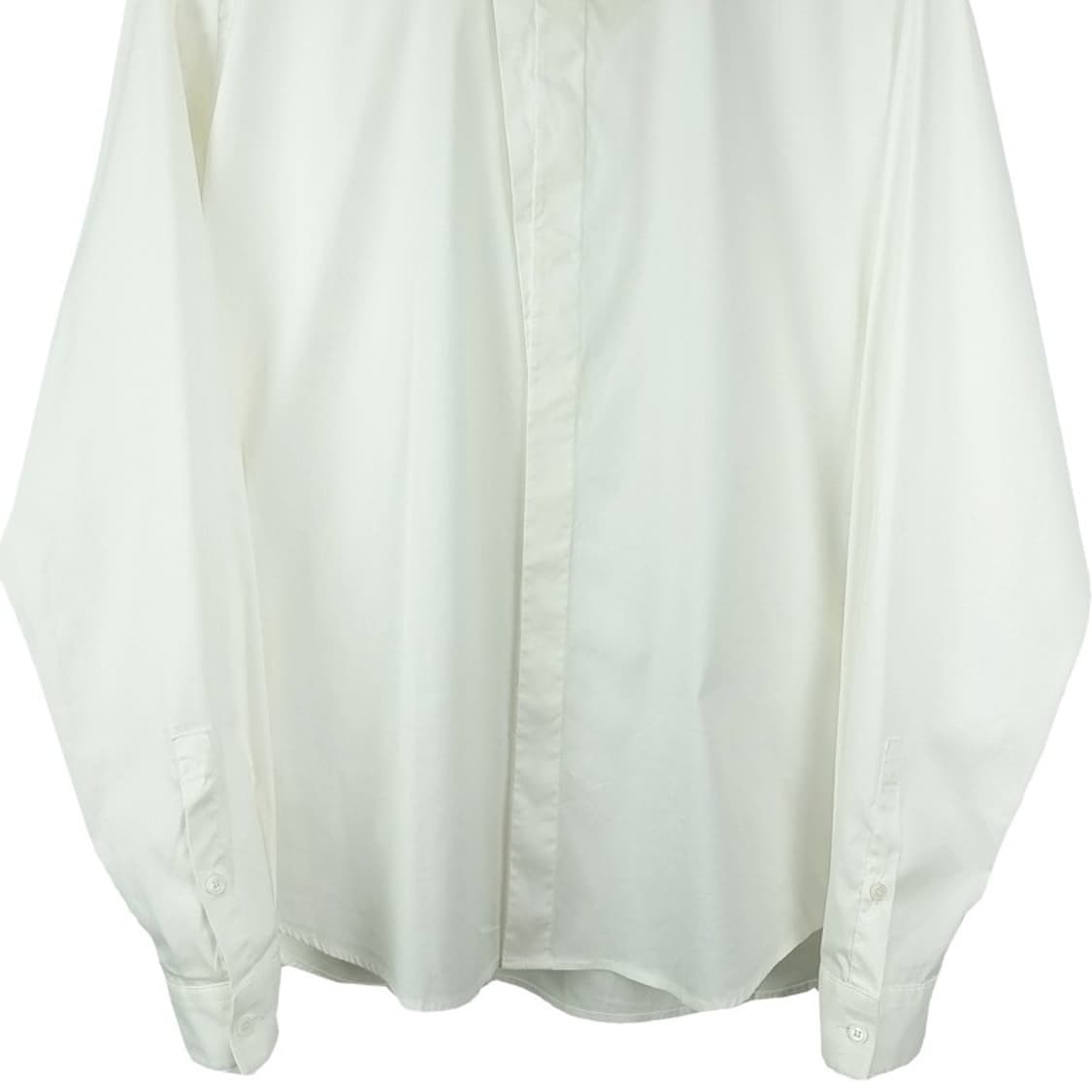 [우영미] 16 F/W 언발란스 카라 화이트 셔츠 P01512 상품이미지5