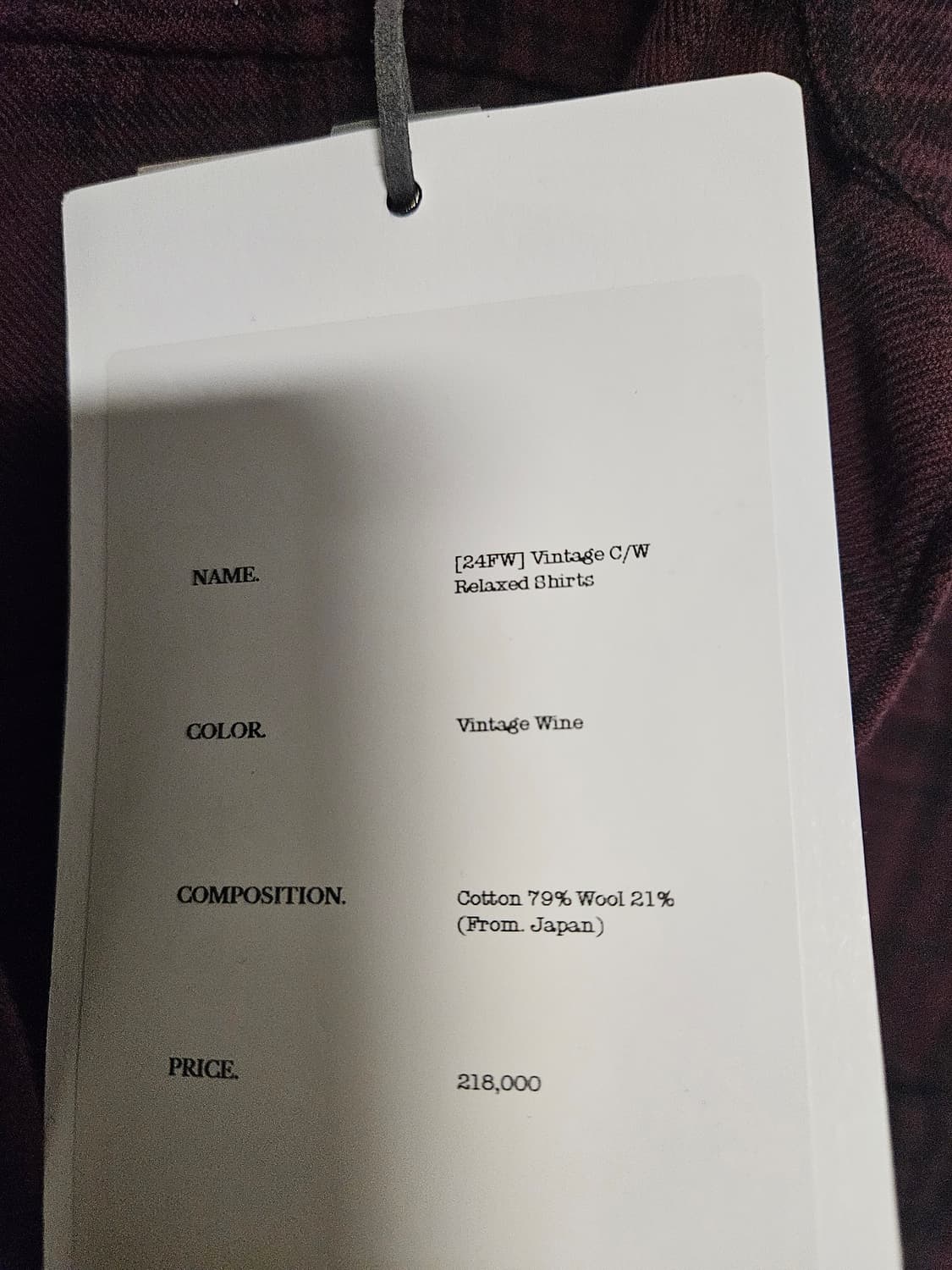 아워셀브스 셔츠 상품이미지3