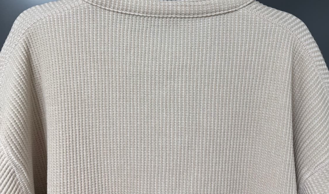 [L] 유스 Waffle Henley Neck H/S T-shirt  상품이미지7