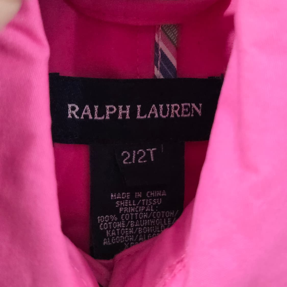 폴로랄프로렌 걸즈 트렌치코트 2T 상품이미지3