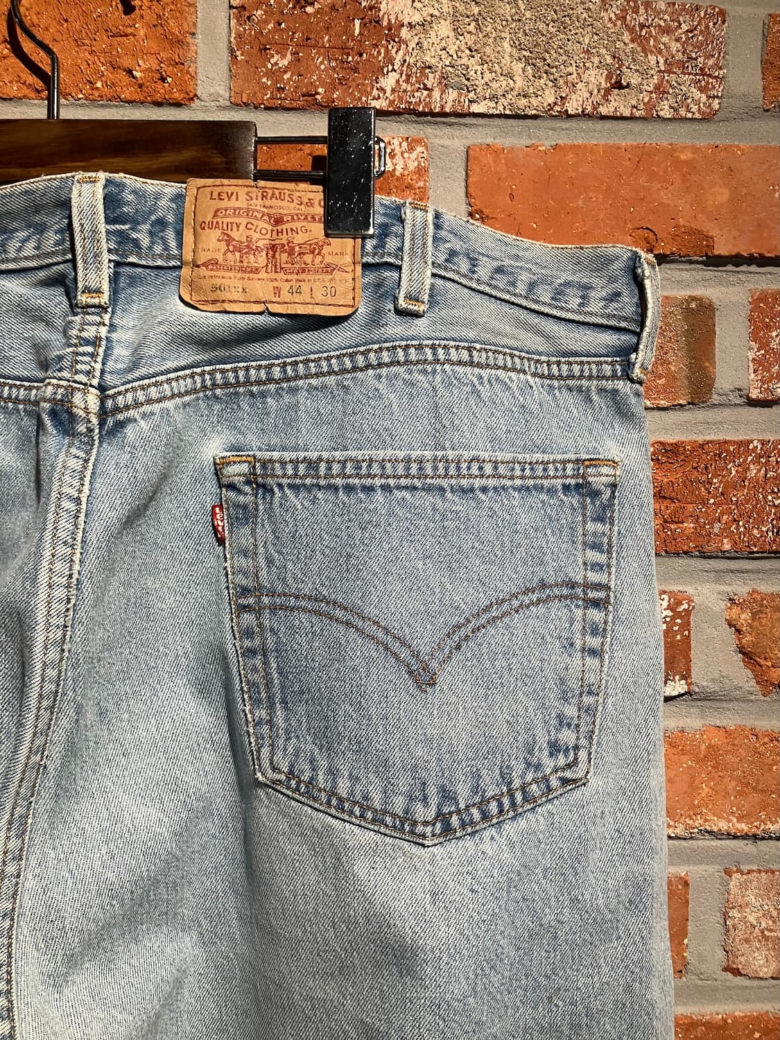 90s USA 빈티지 리바이스 501 데님 팬츠 빅사이즈 상품이미지6