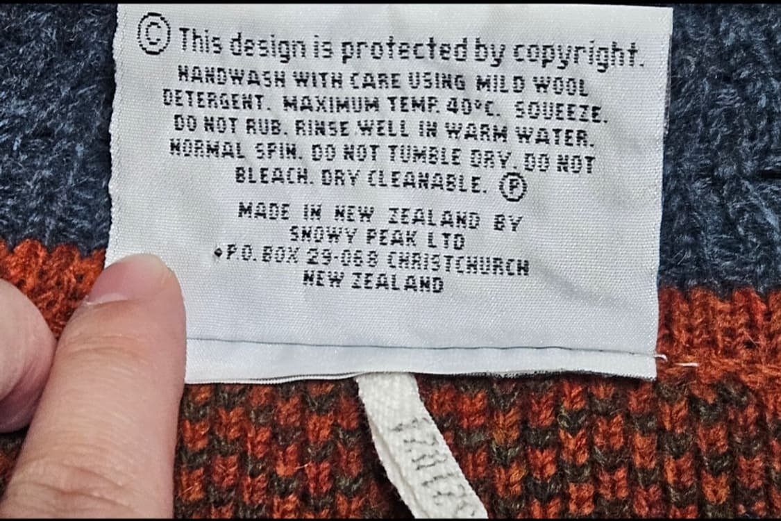 스노위피크 빈티지 반집업 니트/snowy peak 상품이미지5