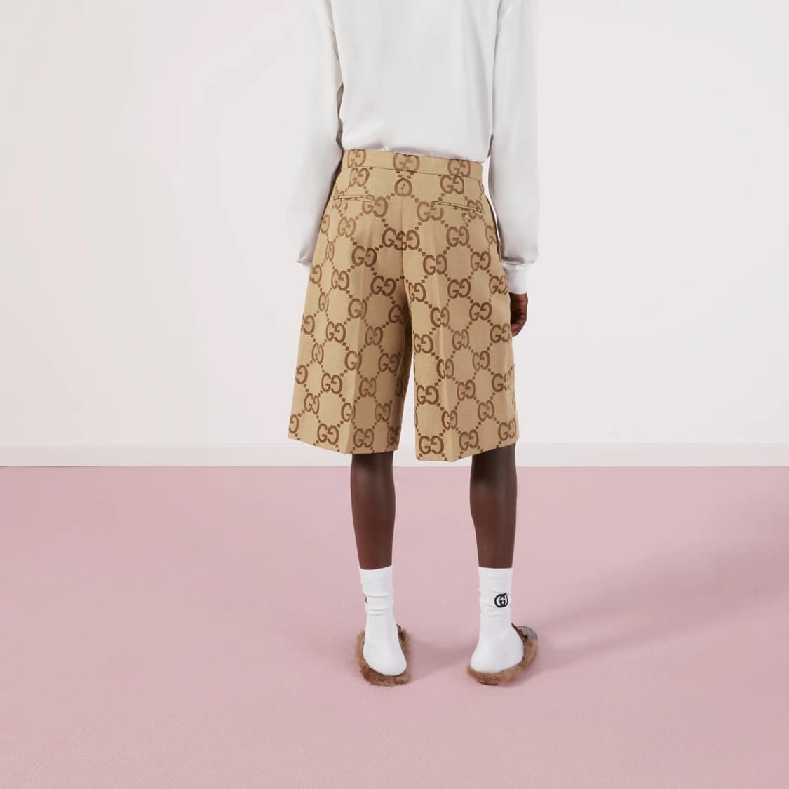 [48] 구찌 점보 GG 캔버스 쇼츠 반바지 상품이미지9