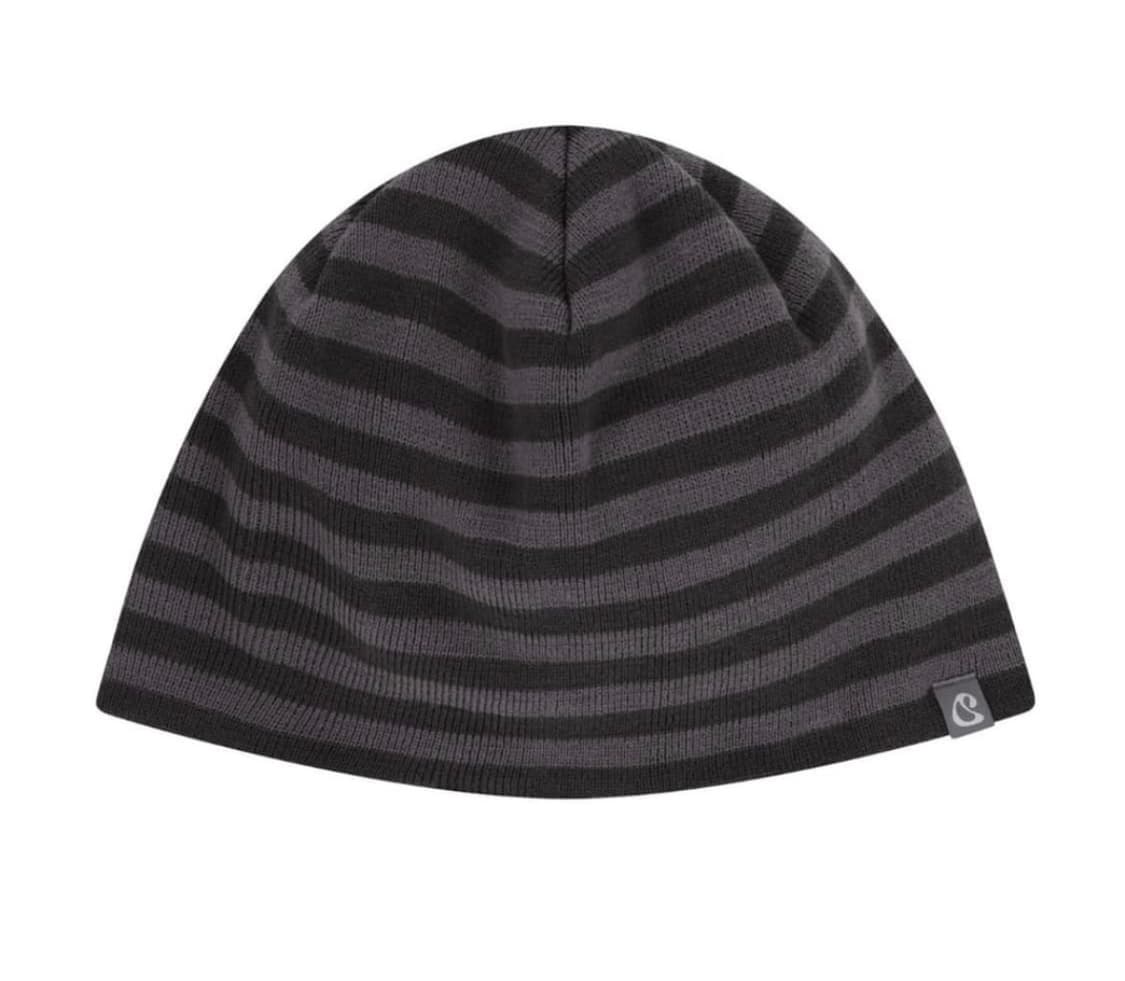 코이세이오 듀얼 스트라이프 비니 퍼플 그레이 상품이미지1