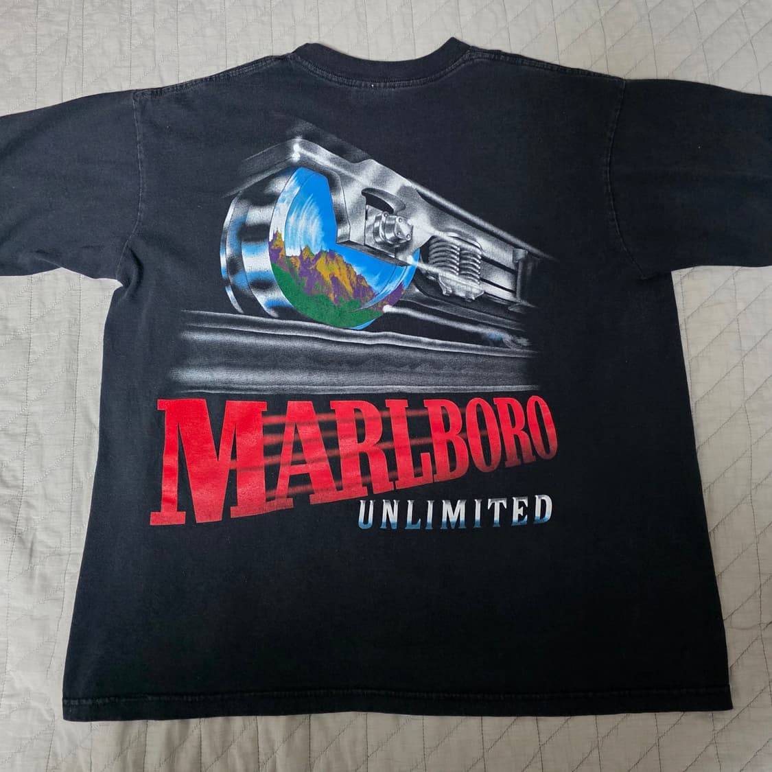 [XL] 90s 말보로 언리미티드 트레인 티셔츠 ver. 하드페이딩 상품이미지1