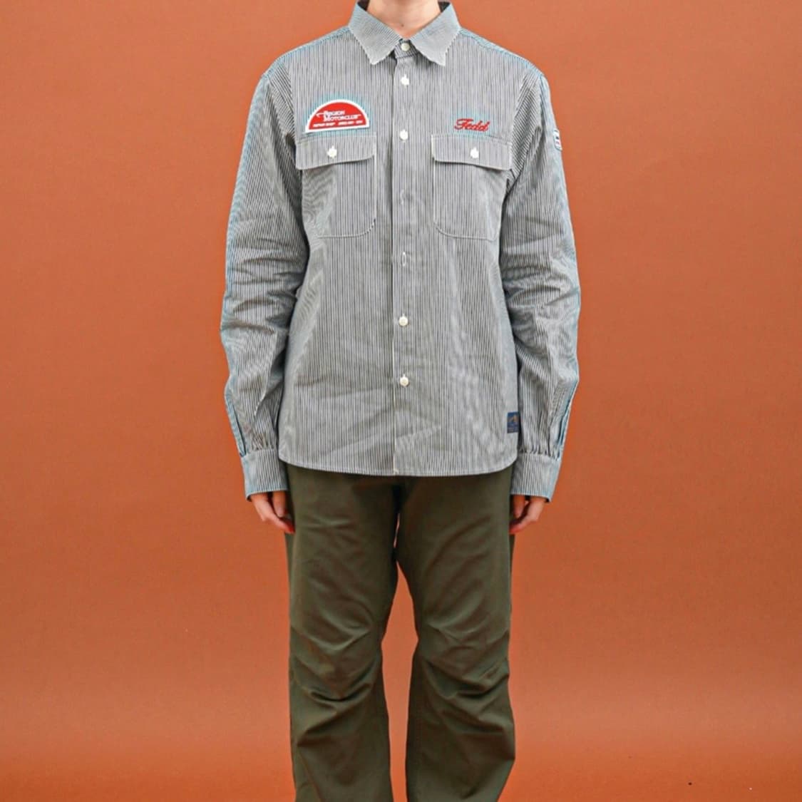 사파리스팟 스트라이프 셔츠자켓 상품이미지2