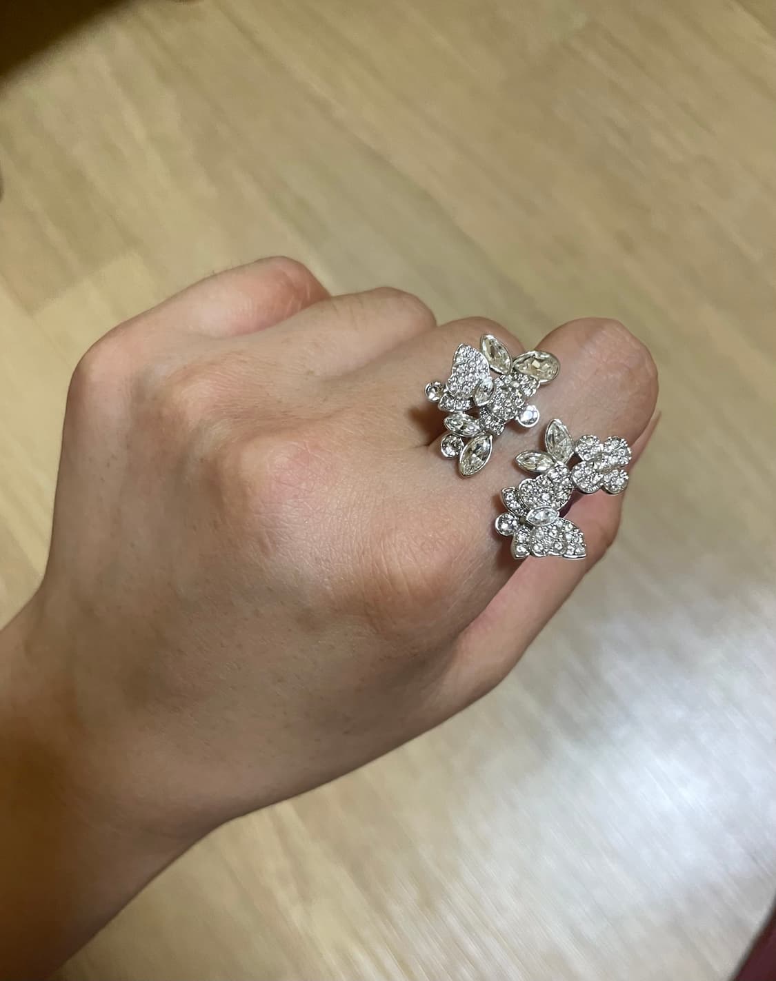 스와로브스키 반지 상품이미지1
