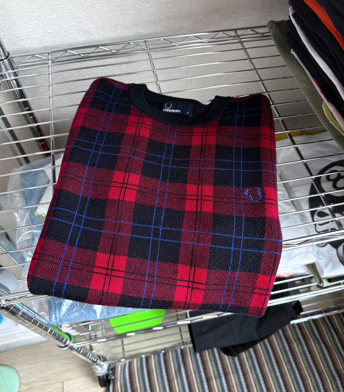 프레드페리 울 니트 상품이미지2