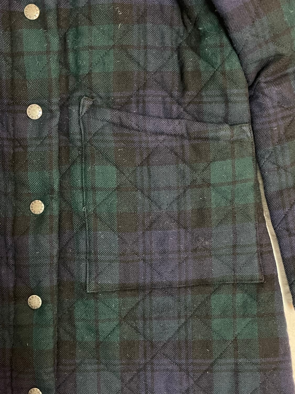 매킨토시 퀼팅 코트 상품이미지3