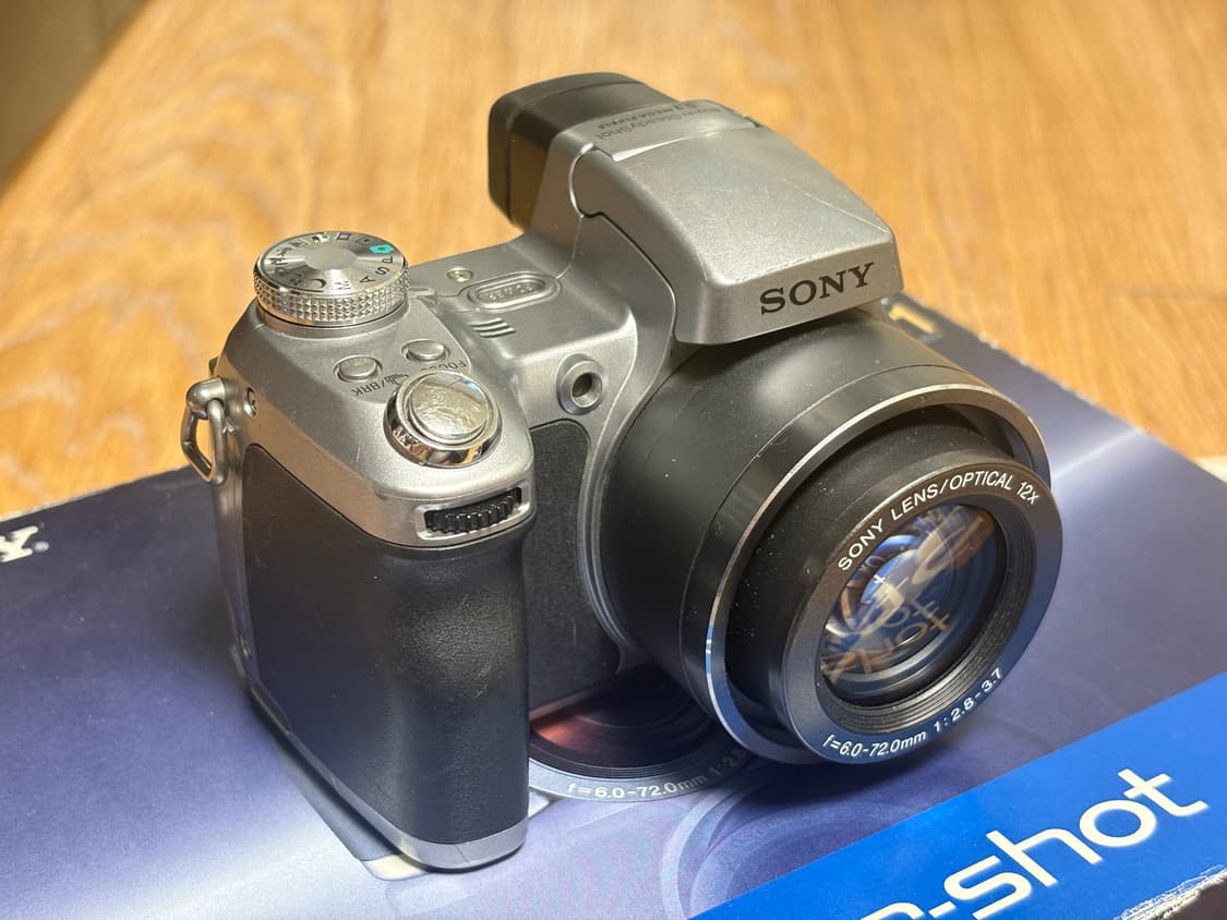 소니 Cyber-shot DSC-H1 부품용 / 박스 풀구성 / 올드디카 상품이미지2