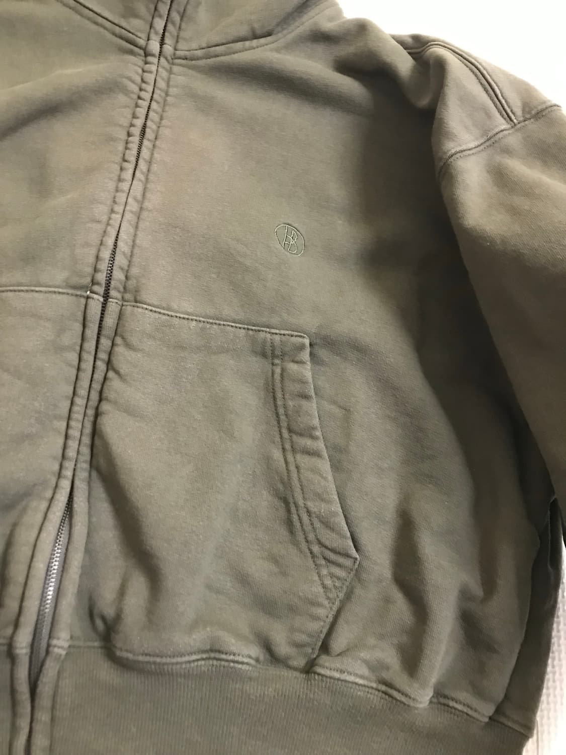 빈티지 기모 집업 상품이미지4