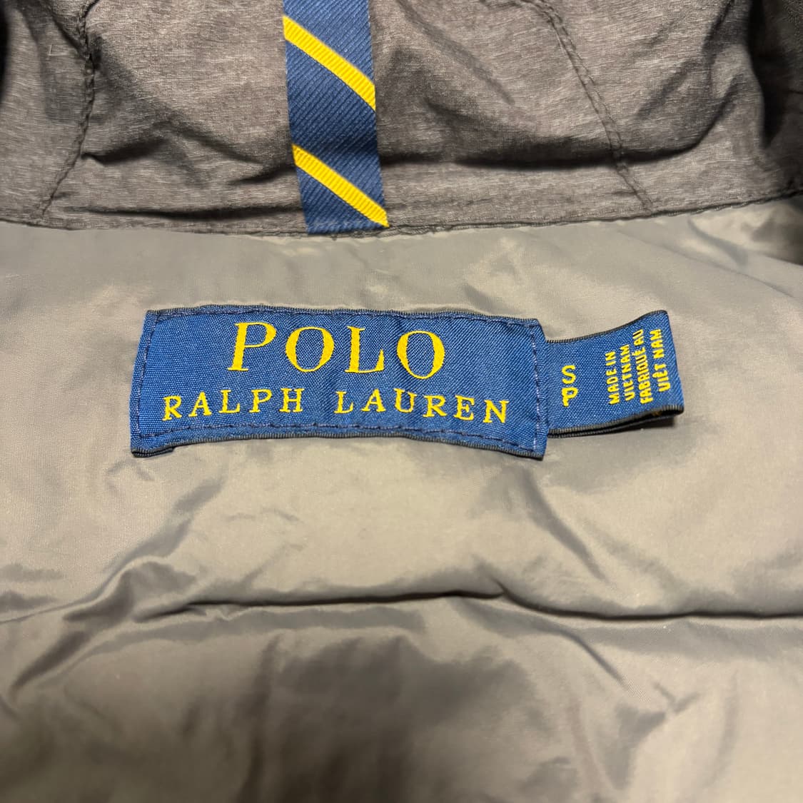 폴로 랄프로렌 차콜 브라운 다운 경량 베스트 상품이미지4