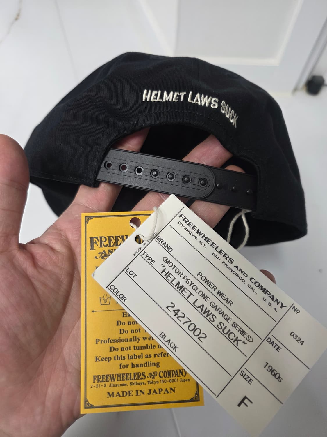 프리휠러스 모터싸이클론 트러커캡 블랙 상품이미지2