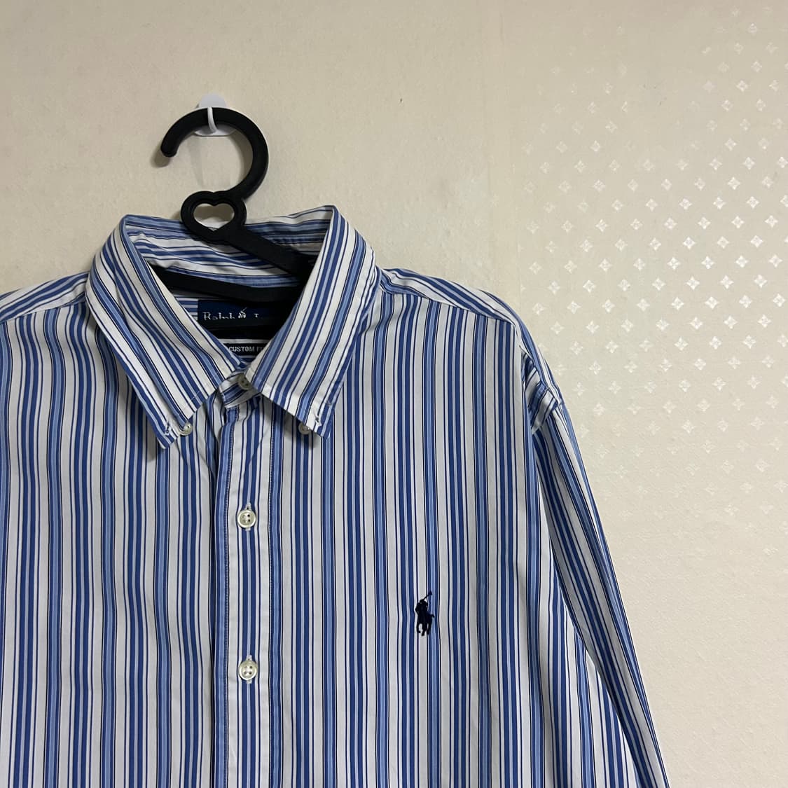 폴로 랄프로렌 스트라이프 셔츠 스카이 블루 M  상품이미지5