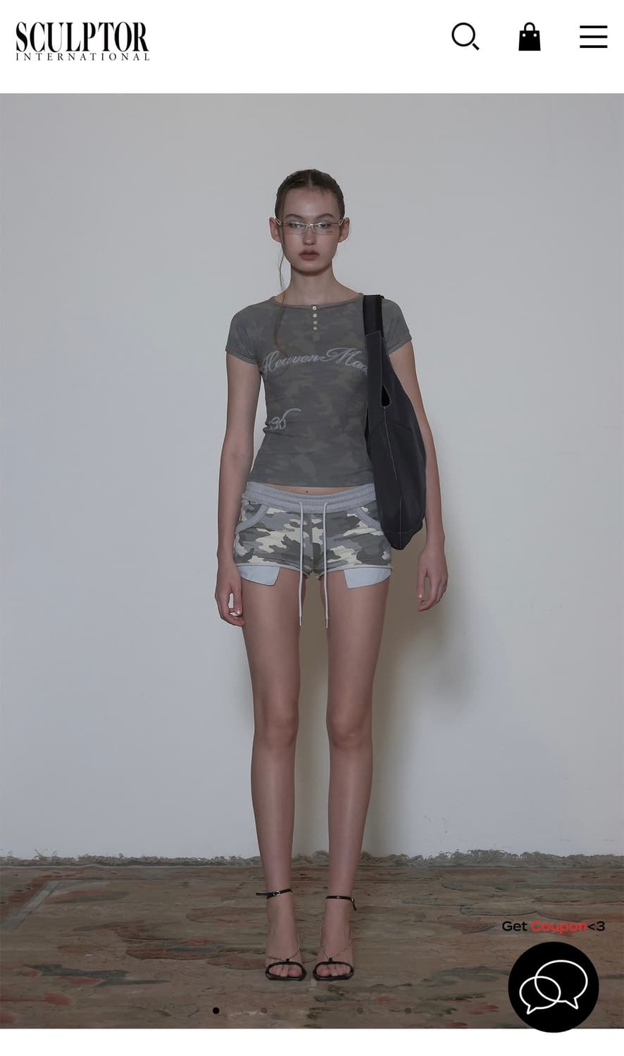 스컬프터 카모 반바지 상품이미지1