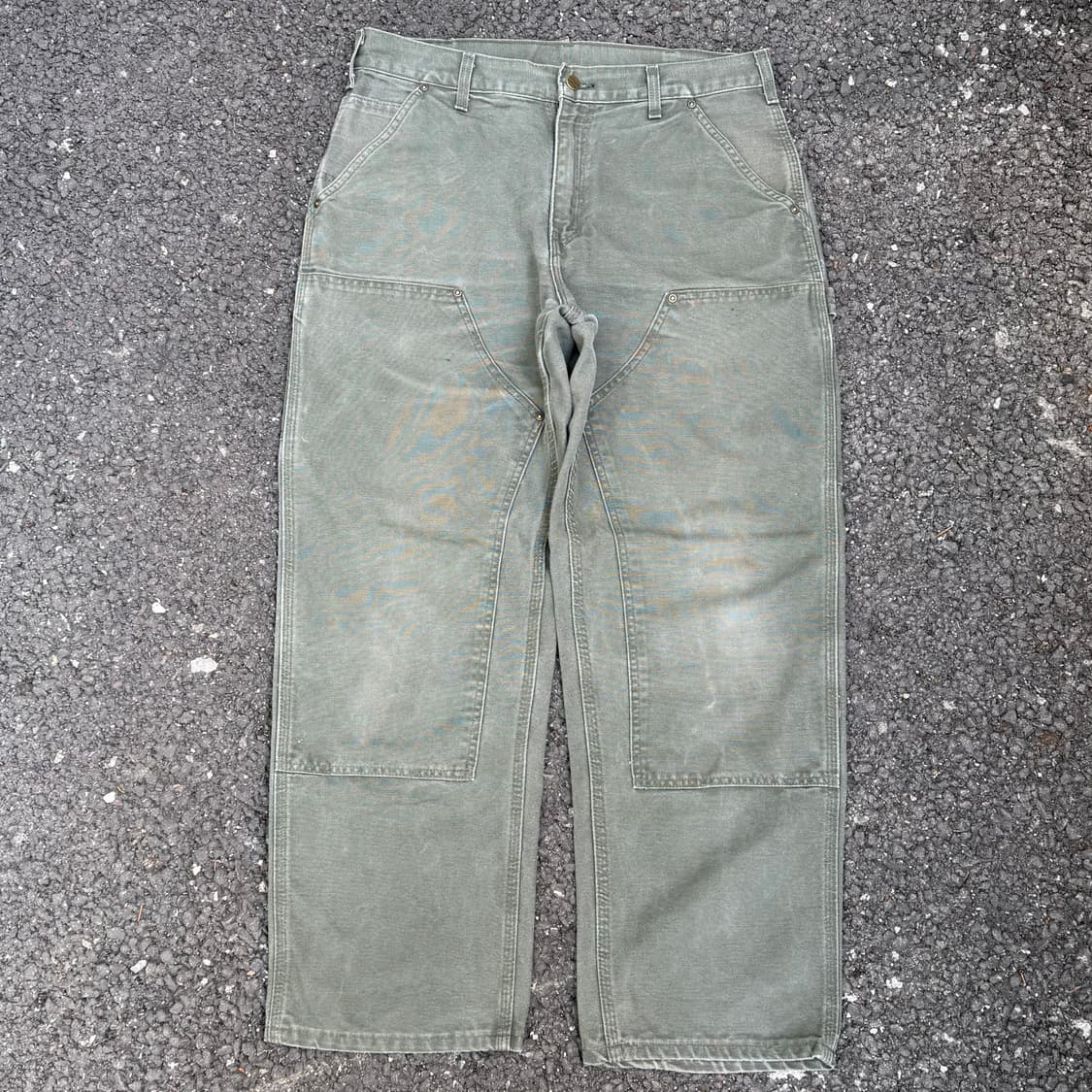 OG 칼하트 B136 MOS 더블니 카펜터 팬츠 상품이미지5